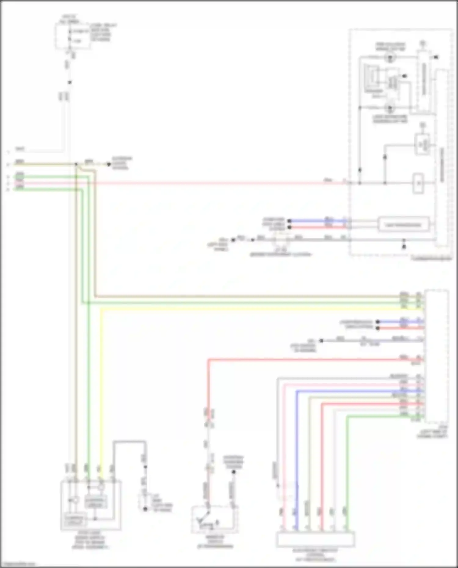 Crosstrek Subaru GT (2017-2020): Eyesight circuit (2 of 2)