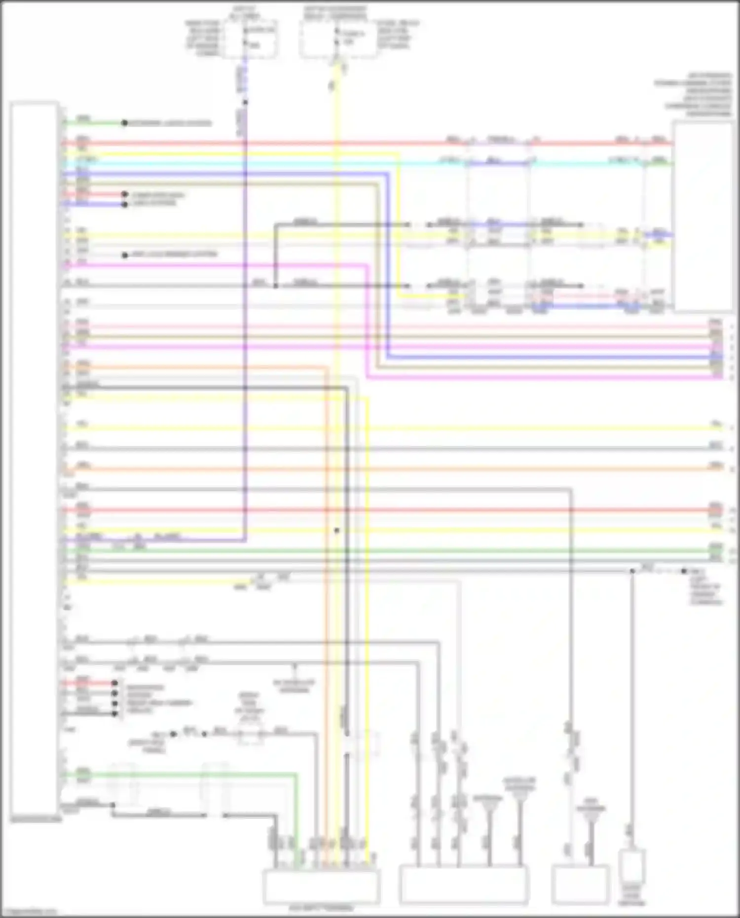Crosstrek Subaru GT (2017-2020): Navigation circuit, w/o telematics (1 of 3)