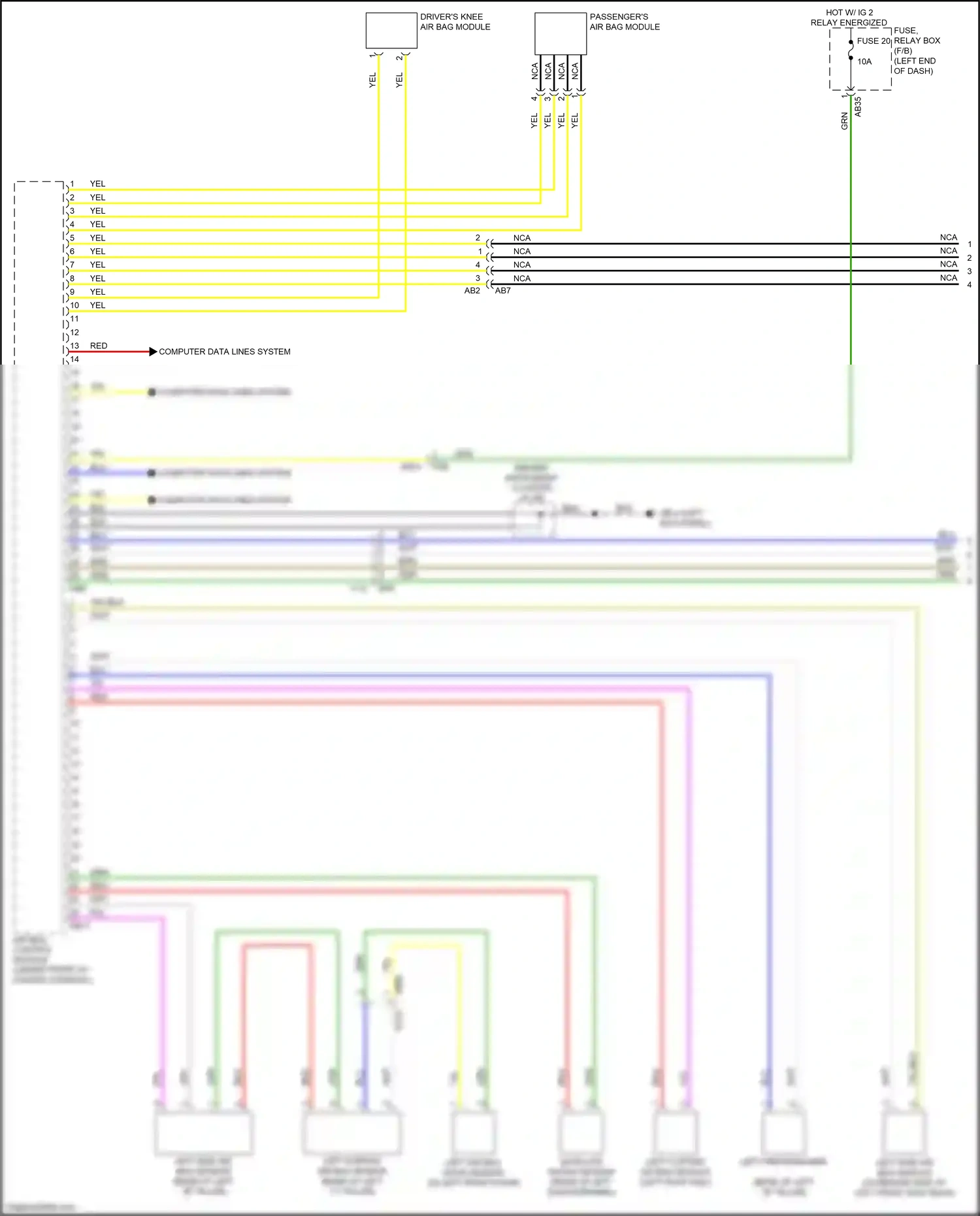 Subaru Crosstrek GT (2017-2020) computer data lines system wiring diagram  (69 of 77)