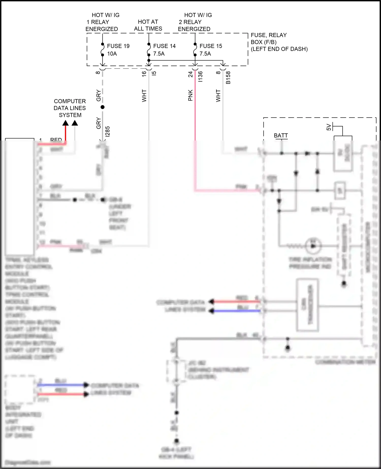 Subaru Crosstrek GT (2017-2020) computer data lines system wiring diagram  (59 of 77)