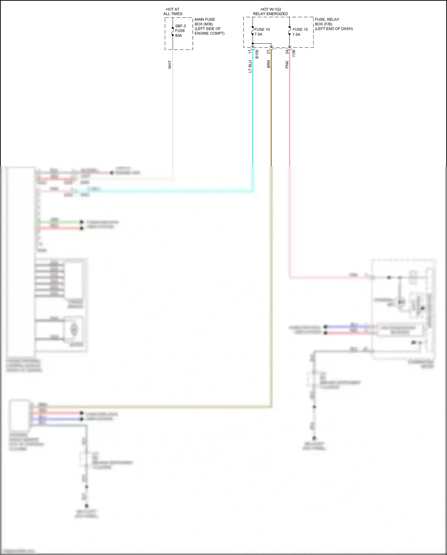 Subaru Crosstrek GT (2017-2020) computer data lines system wiring diagram  (31 of 77)