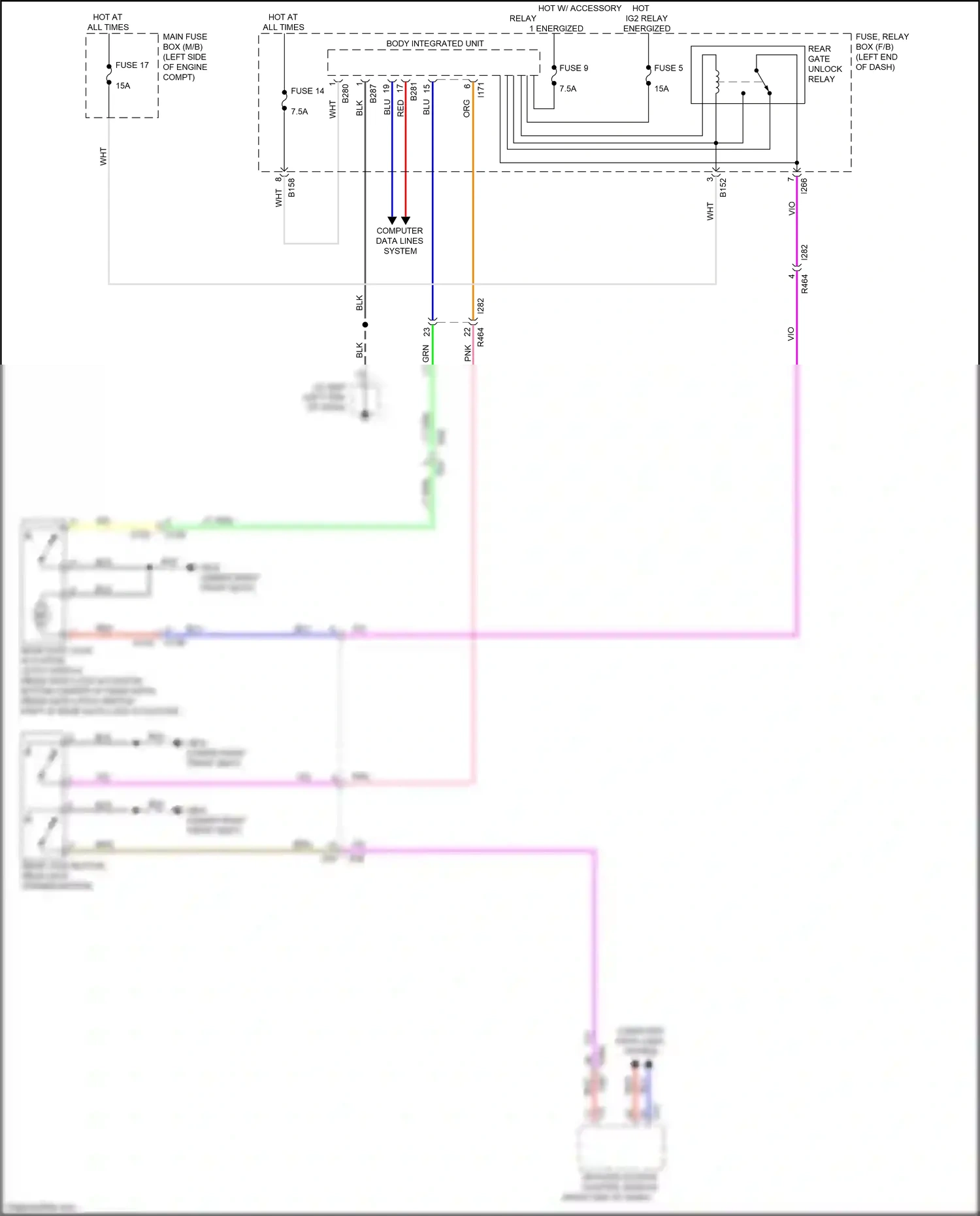 Subaru Crosstrek GT (2017-2020) computer data lines system wiring diagram  (40 of 77)