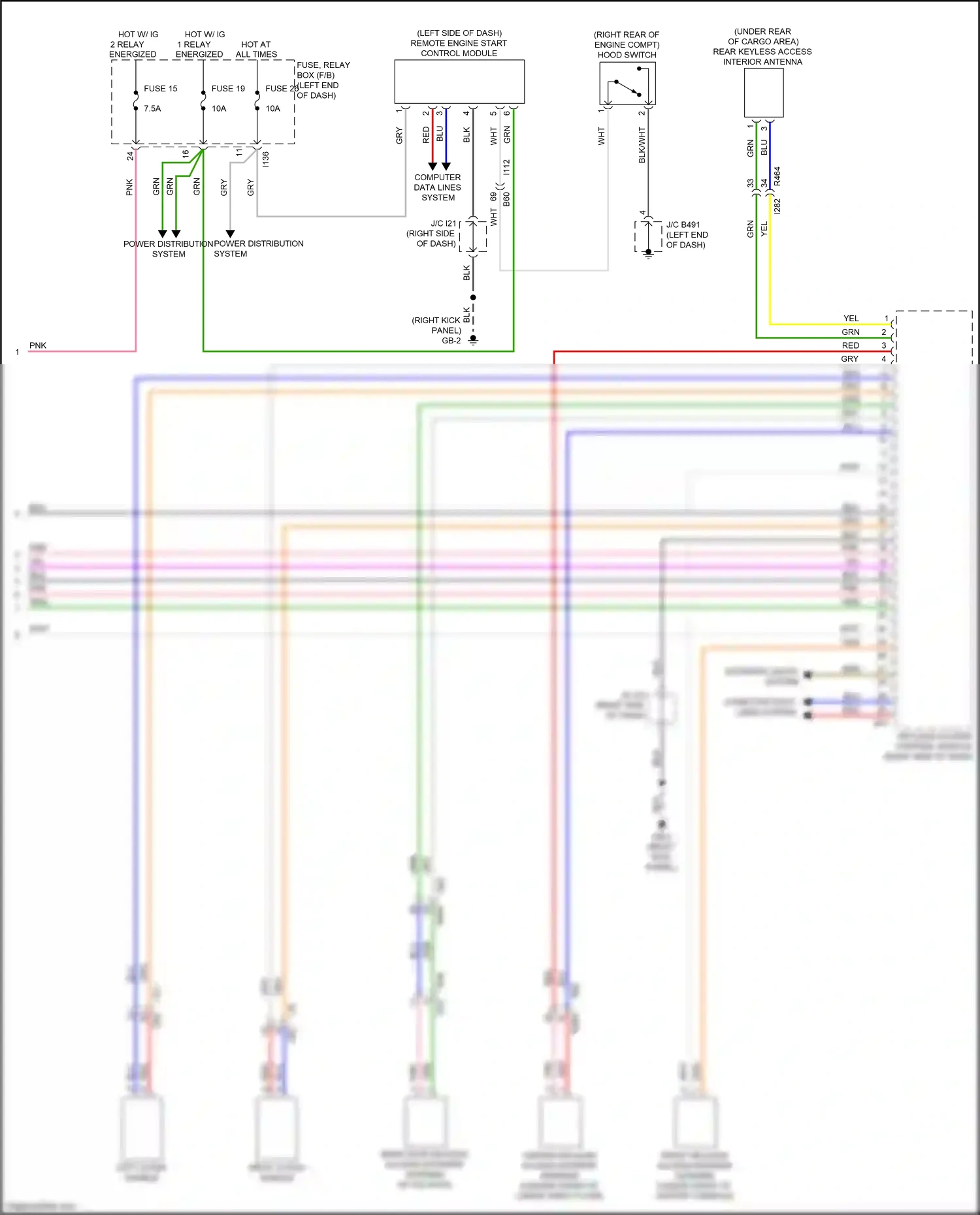 Subaru Crosstrek GT (2017-2020) computer data lines system wiring diagram  (8 of 77)