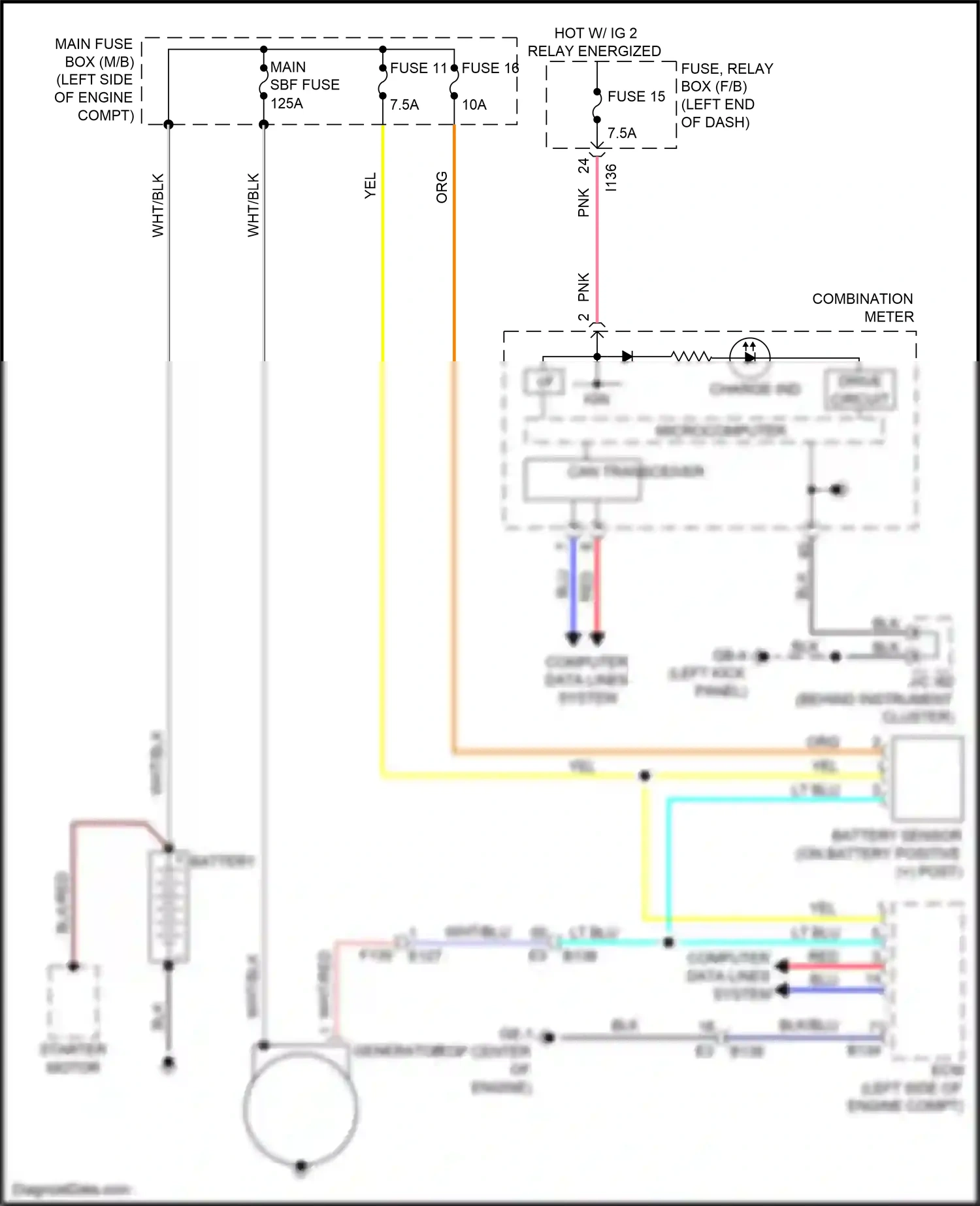 Subaru Crosstrek GT (2017-2020) computer data lines system wiring diagram  (54 of 77)