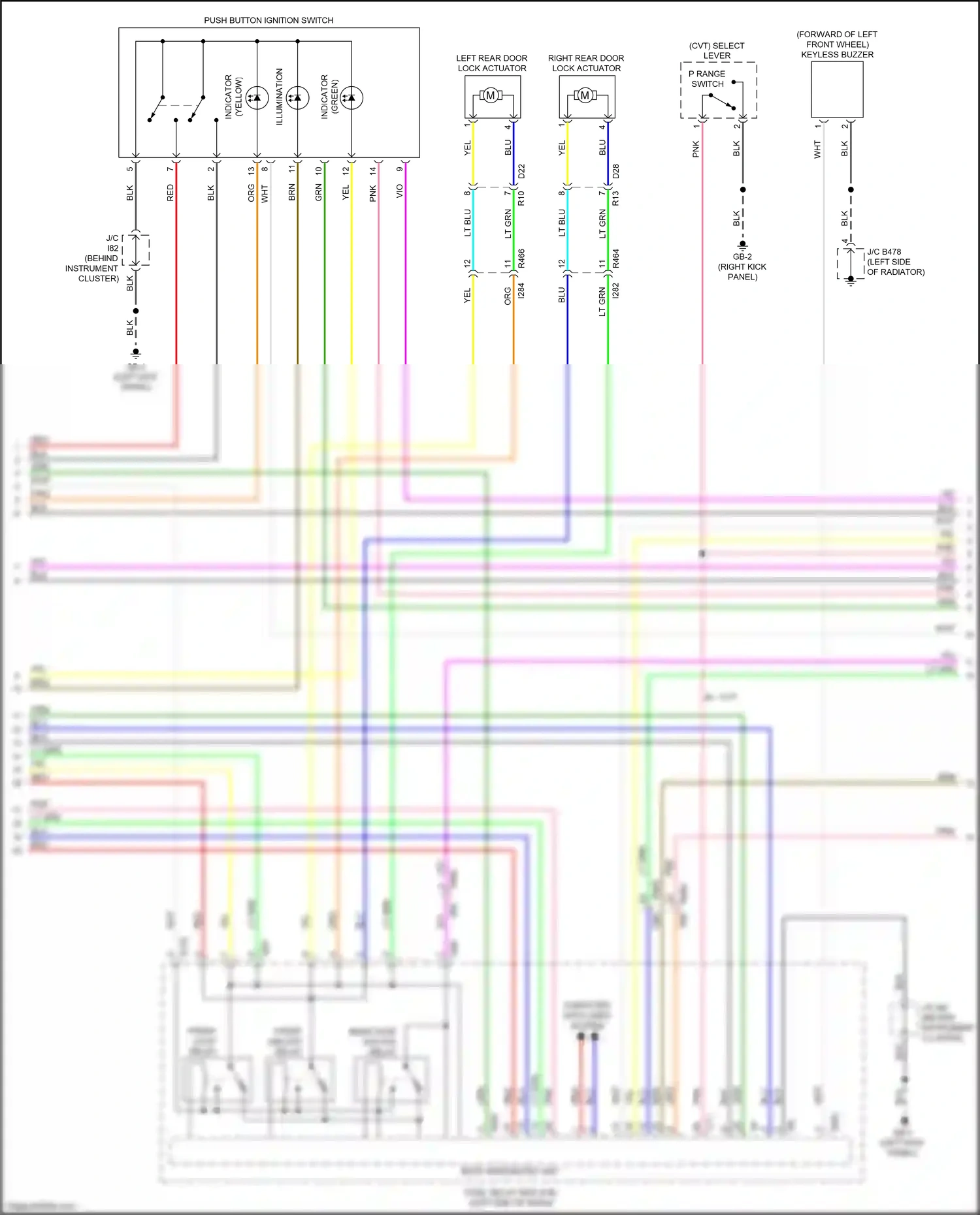 Subaru Crosstrek GT (2017-2020) computer data lines system wiring diagram  (33 of 77)