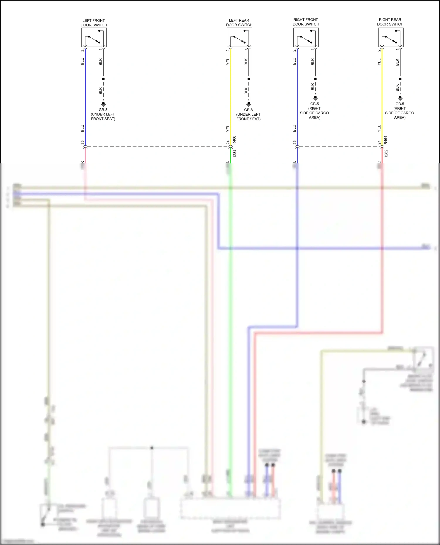 Subaru Crosstrek GT (2017-2020) computer data lines system wiring diagram  (13 of 77)