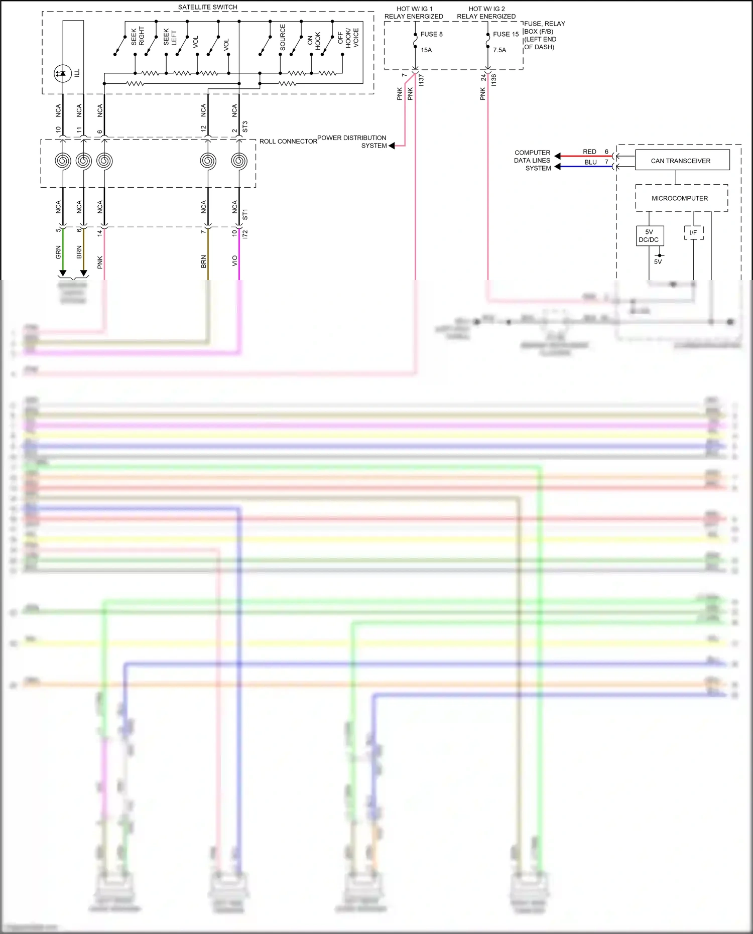 Subaru Crosstrek GT (2017-2020) computer data lines system wiring diagram  (47 of 77)