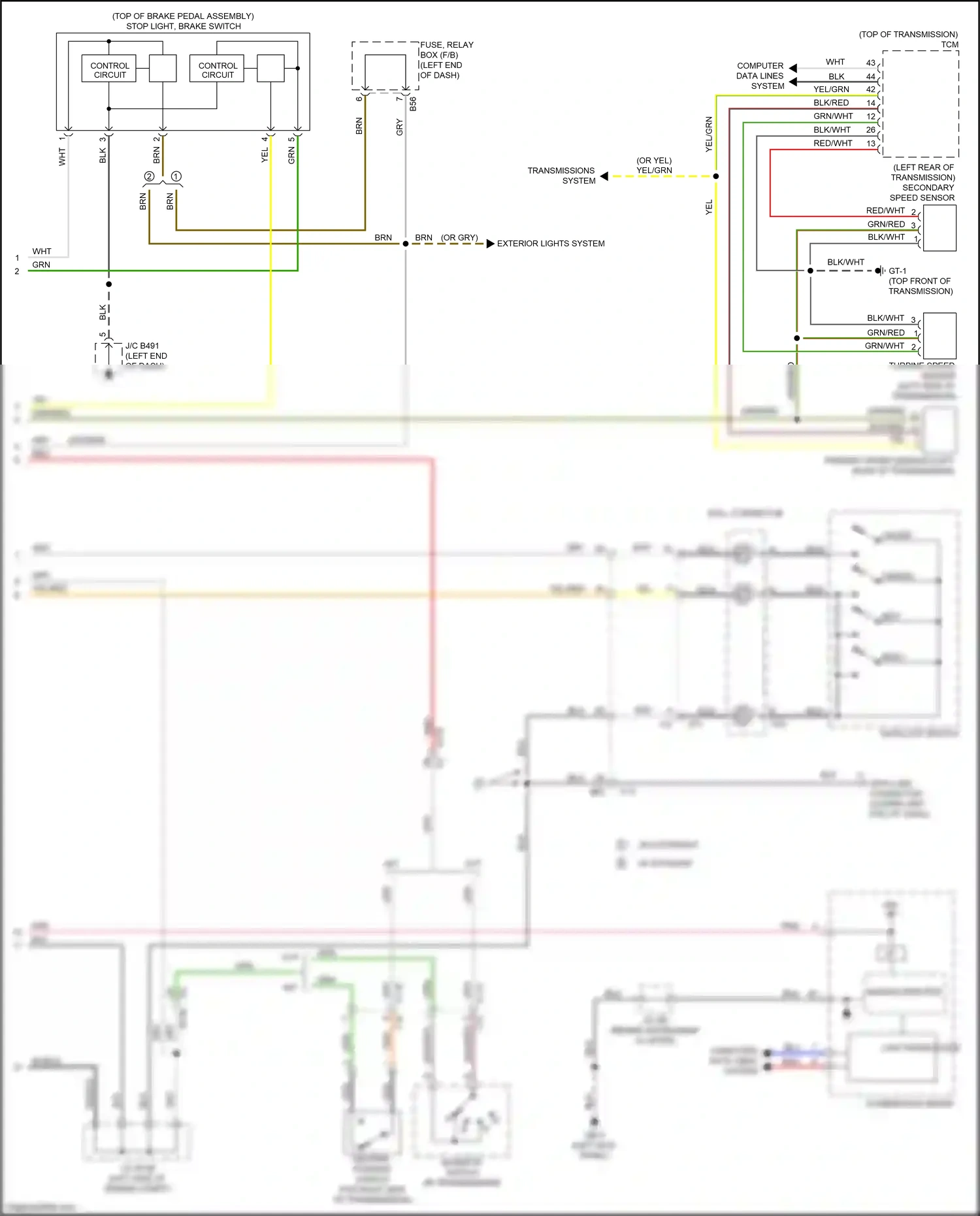 Subaru Crosstrek GT (2017-2020) computer data lines system wiring diagram  (5 of 77)
