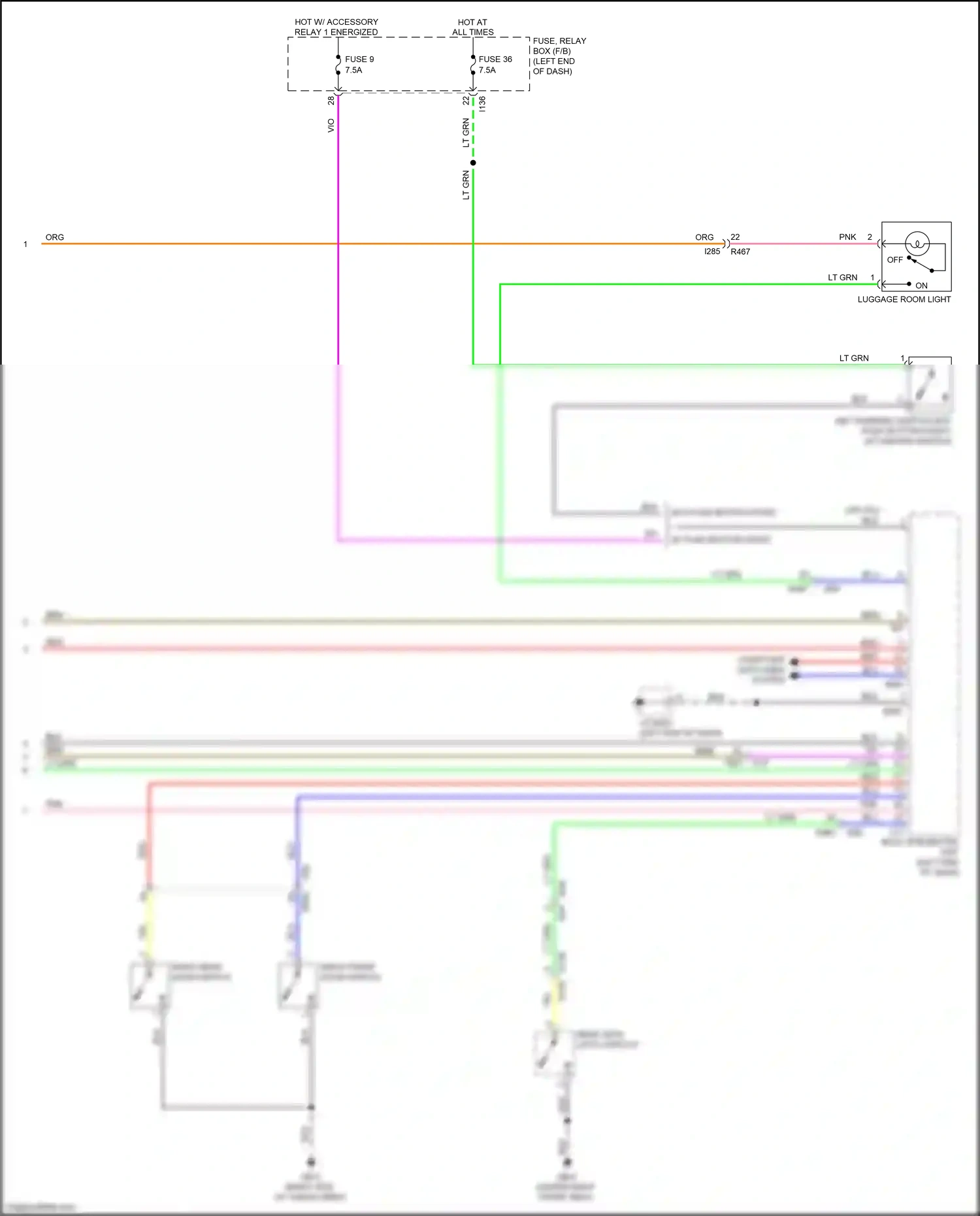 Subaru Crosstrek GT (2017-2020) computer data lines system wiring diagram  (22 of 77)