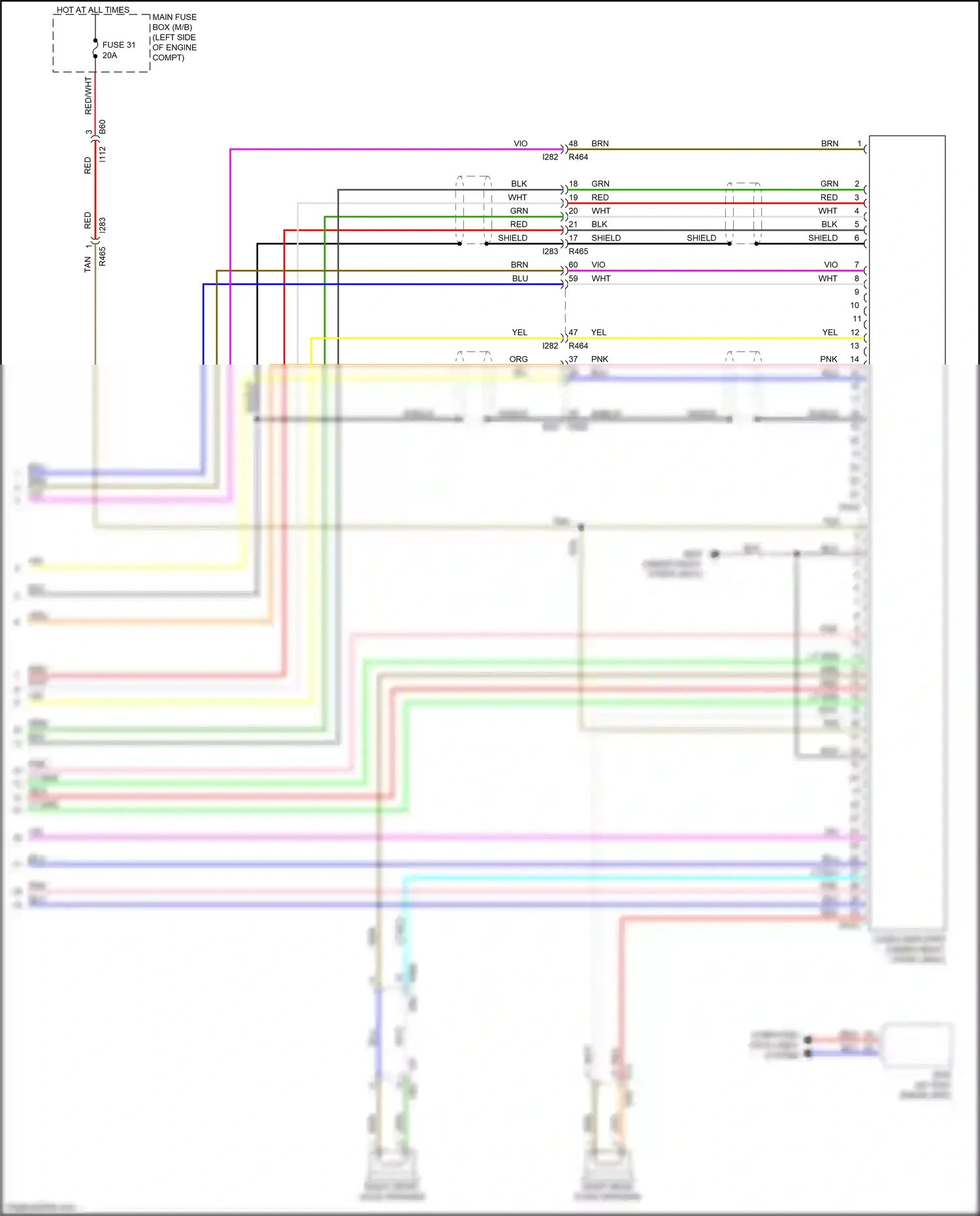 Subaru Crosstrek GT (2017-2020) computer data lines system wiring diagram  (44 of 77)