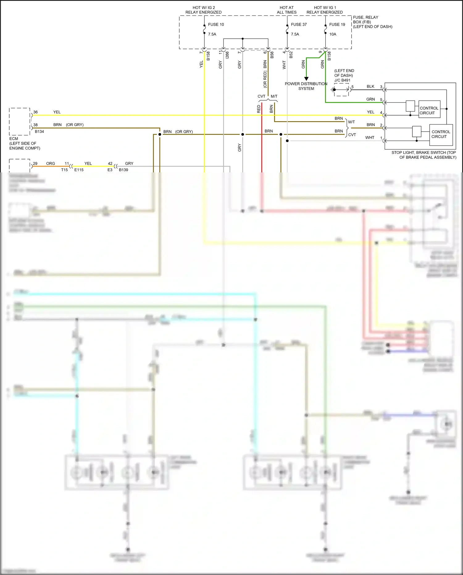 Subaru Crosstrek GT (2017-2020) computer data lines system wiring diagram  (25 of 77)