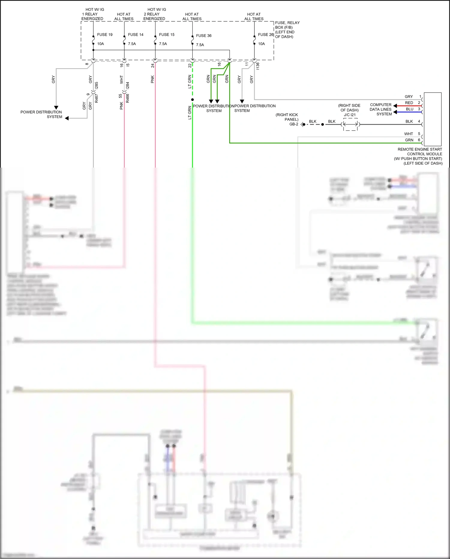 Subaru Crosstrek GT (2017-2020) computer data lines system wiring diagram  (10 of 77)