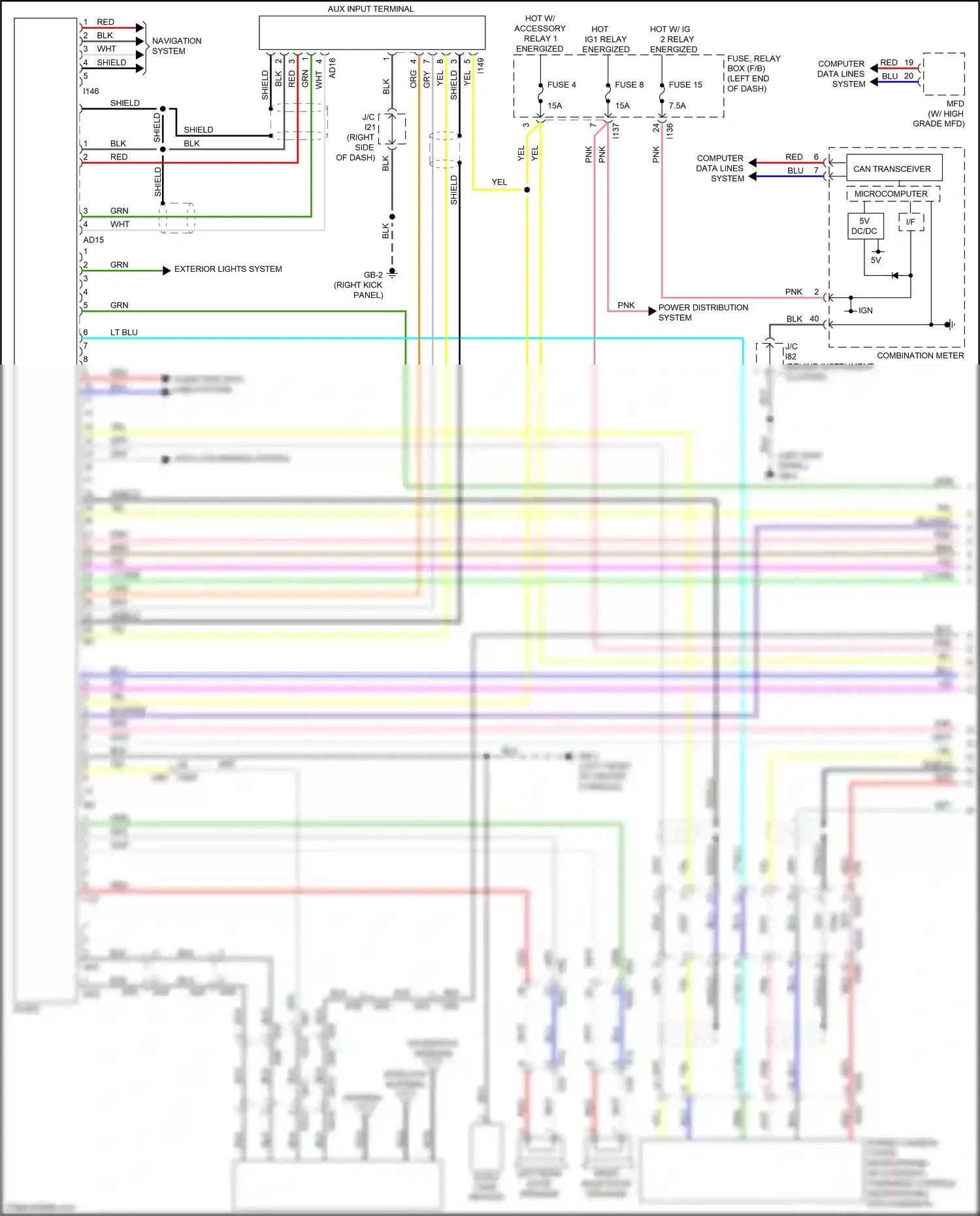 Subaru Crosstrek GT (2017-2020) computer data lines system wiring diagram  (73 of 77)