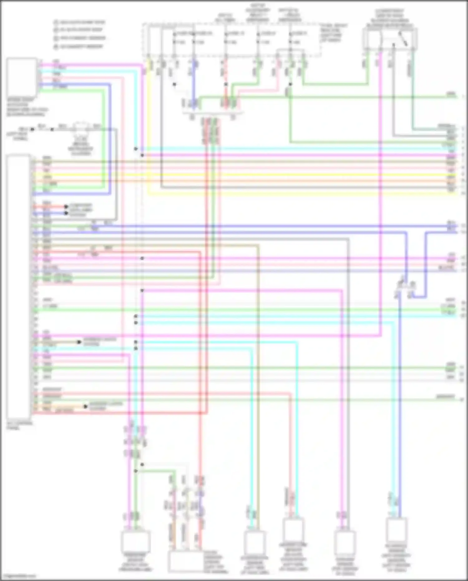 Crosstrek Subaru GU (2022-2024): Automatic a/c circuit, except hybrid (1 of 3)