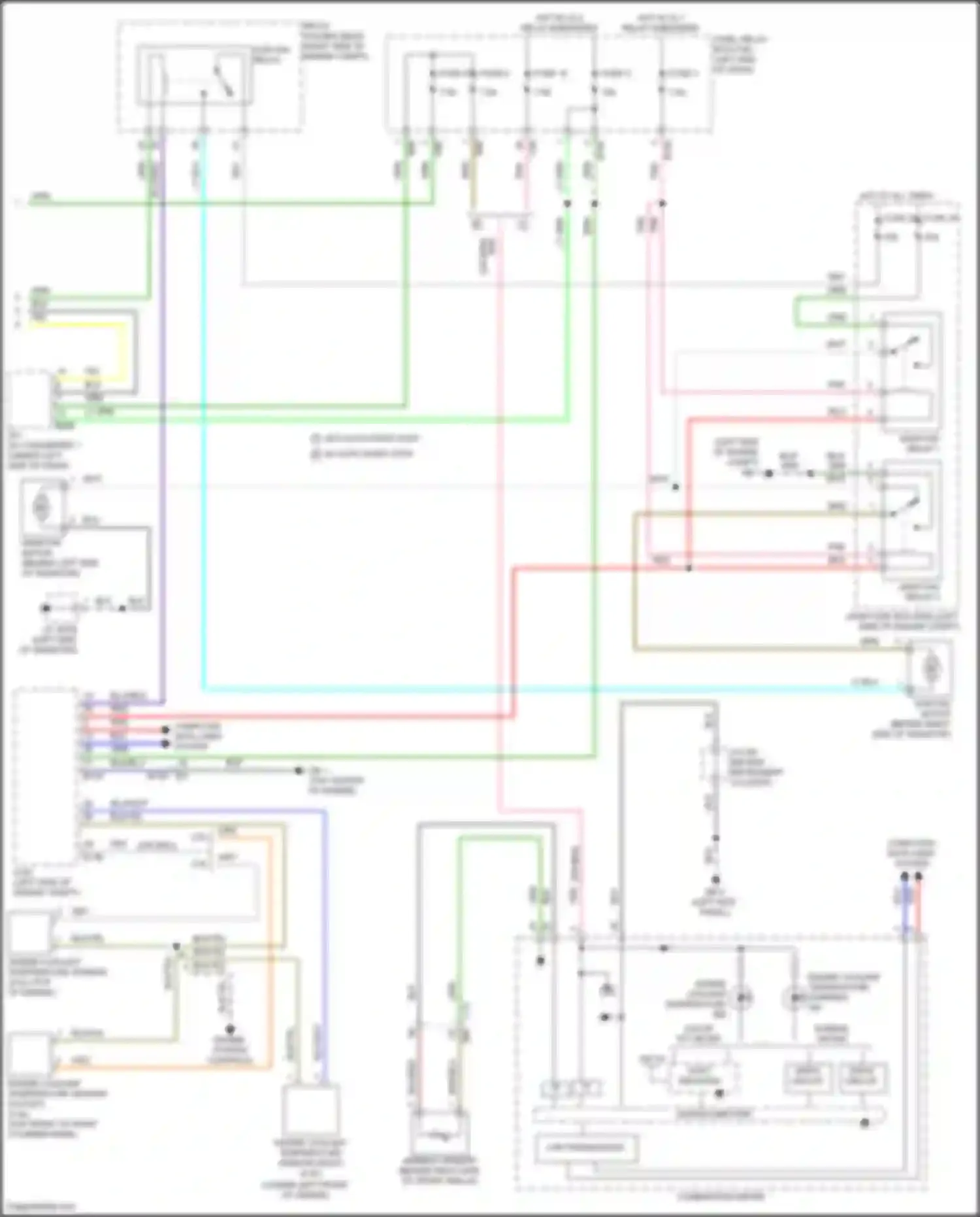 Crosstrek Subaru GU (2022-2024): Automatic a/c circuit, except hybrid (3 of 3)