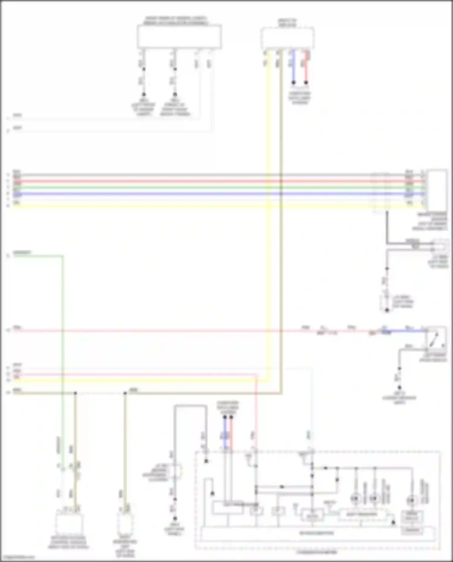 Crosstrek Subaru GU (2022-2024): Electric control brake system circuit (2 of 2)