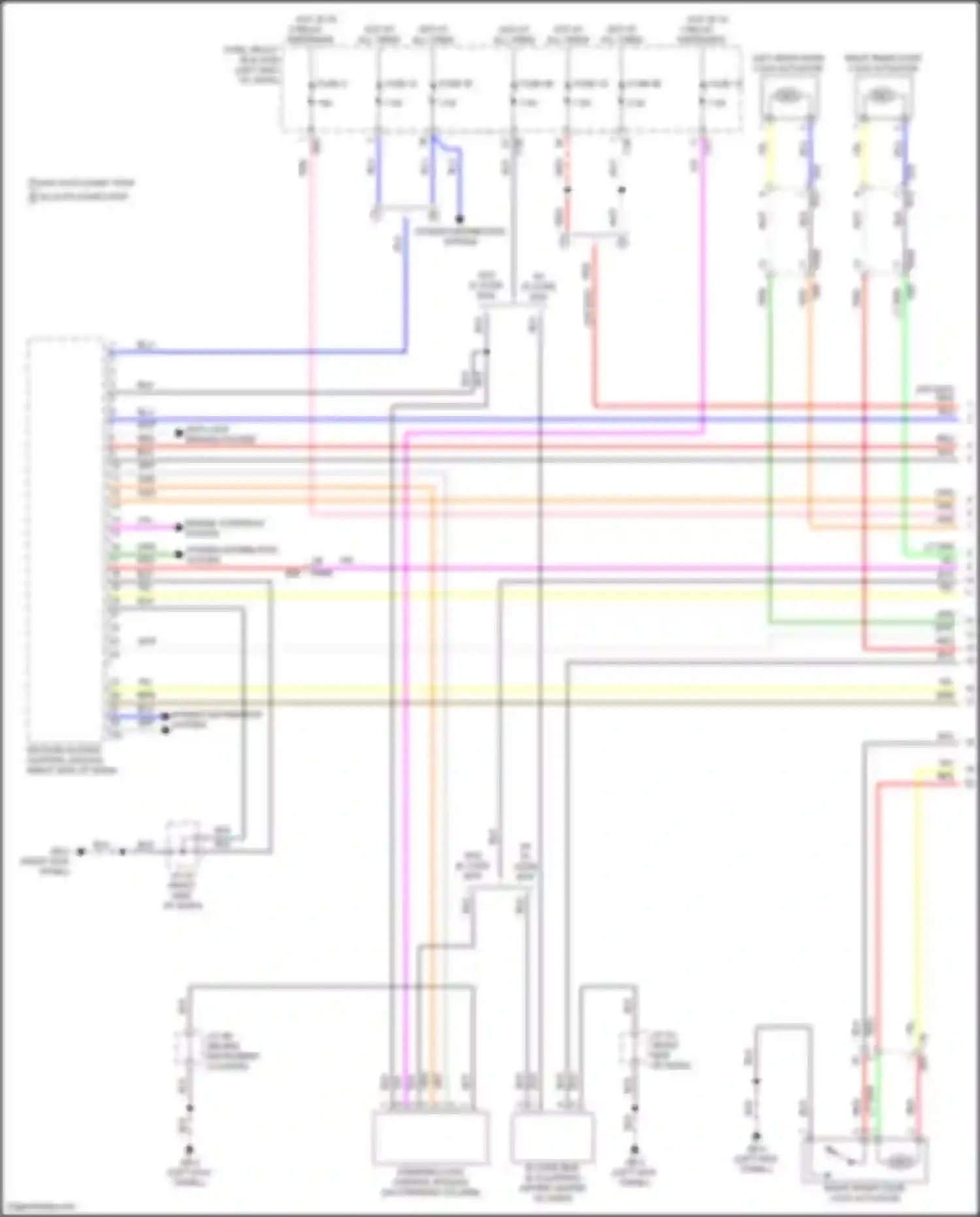 Crosstrek Subaru GU (2022-2024): Forced entry circuit, except hybrid w/ keyless access system (1 of 5)