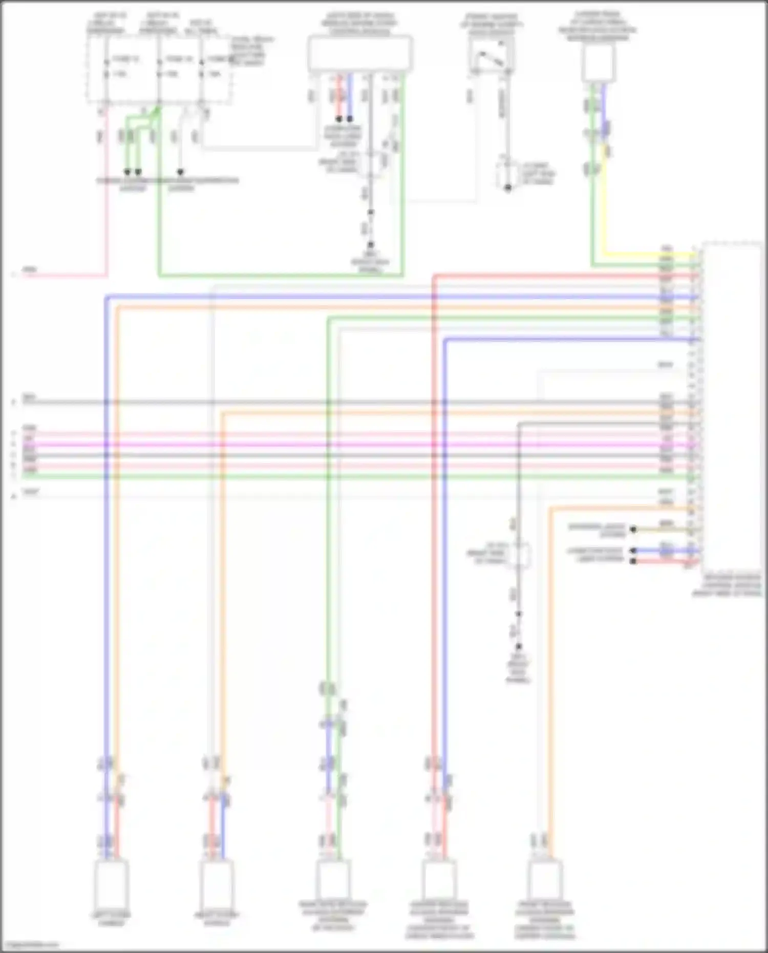 Crosstrek Subaru GU (2022-2024): Forced entry circuit, except hybrid w/ keyless access system (5 of 5)
