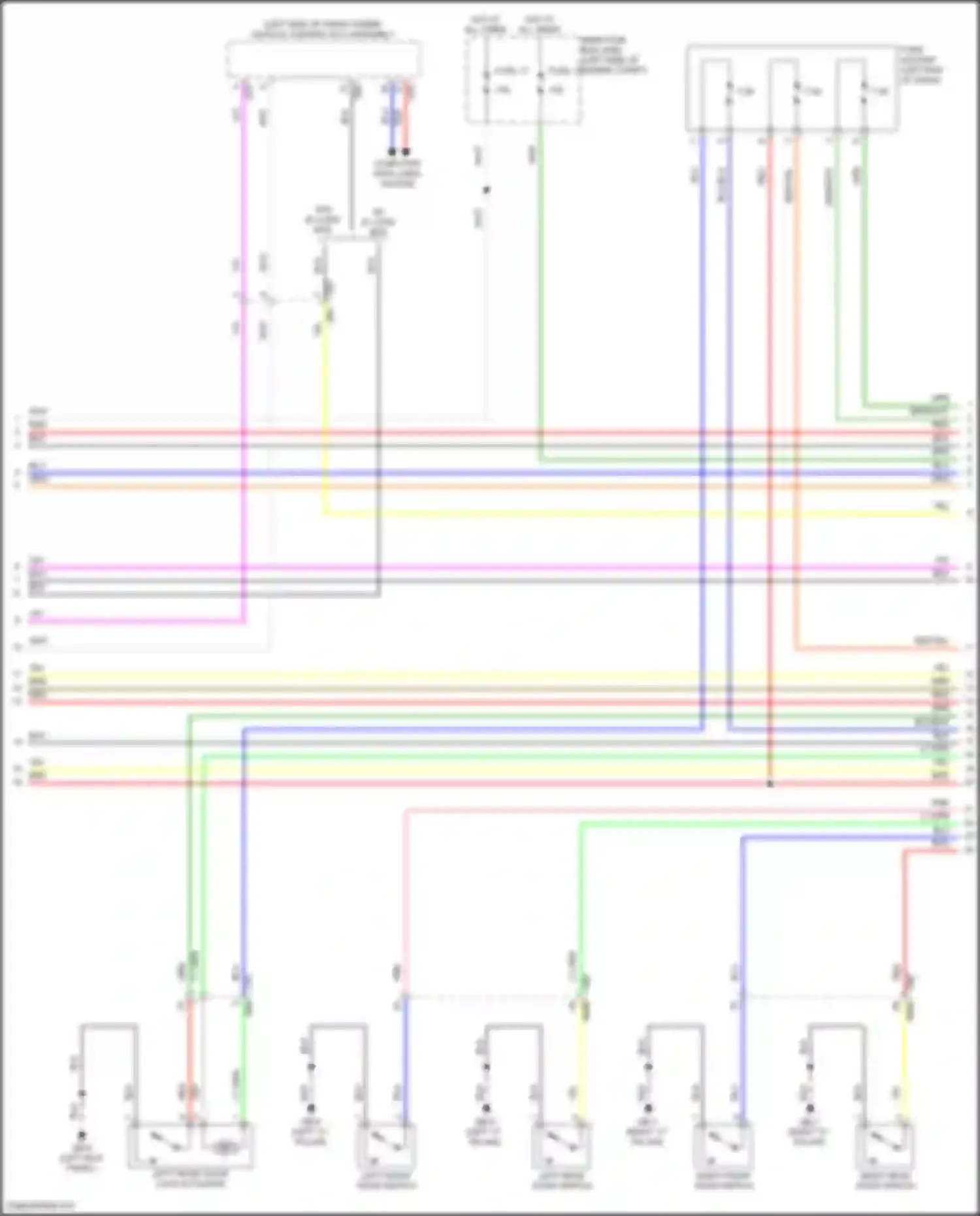 Crosstrek Subaru GU (2022-2024): Forced entry circuit, hybrid (2 of 5)