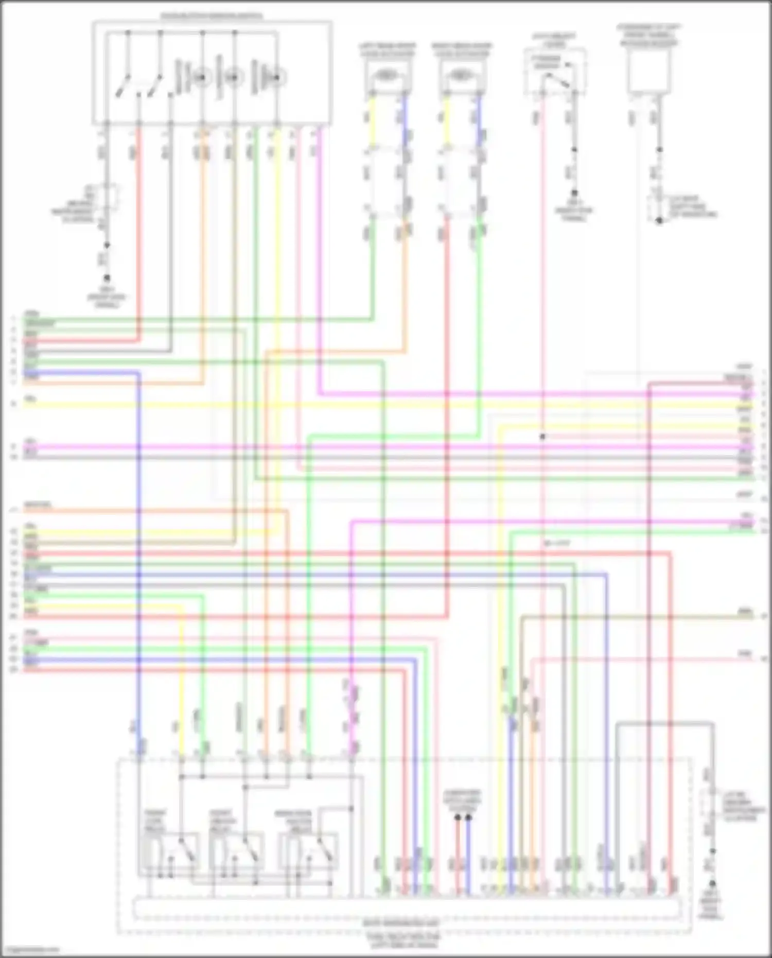 Crosstrek Subaru GU (2022-2024): Forced entry circuit, hybrid (3 of 5)