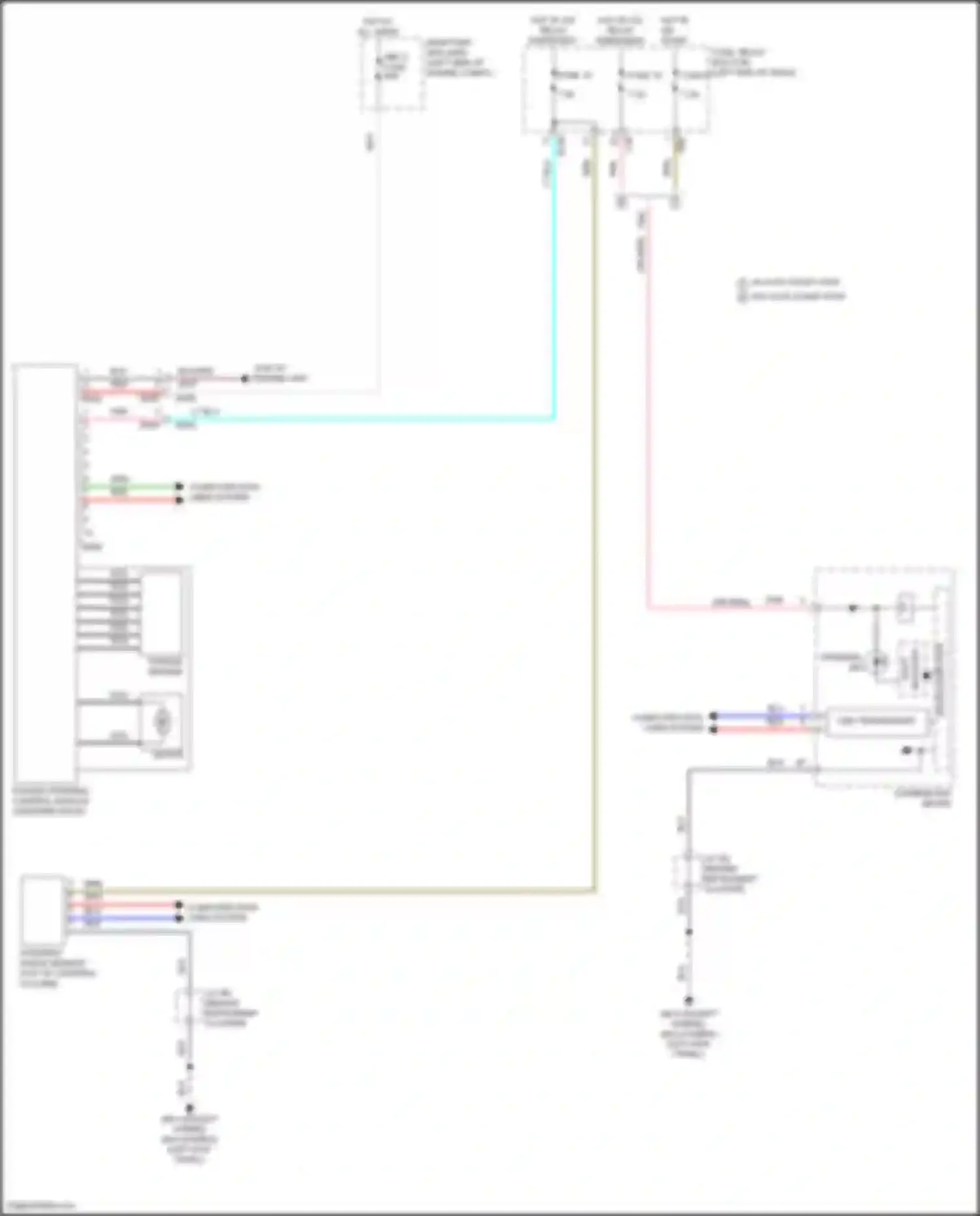Crosstrek Subaru GU (2022-2024): Electronic power steering circuit