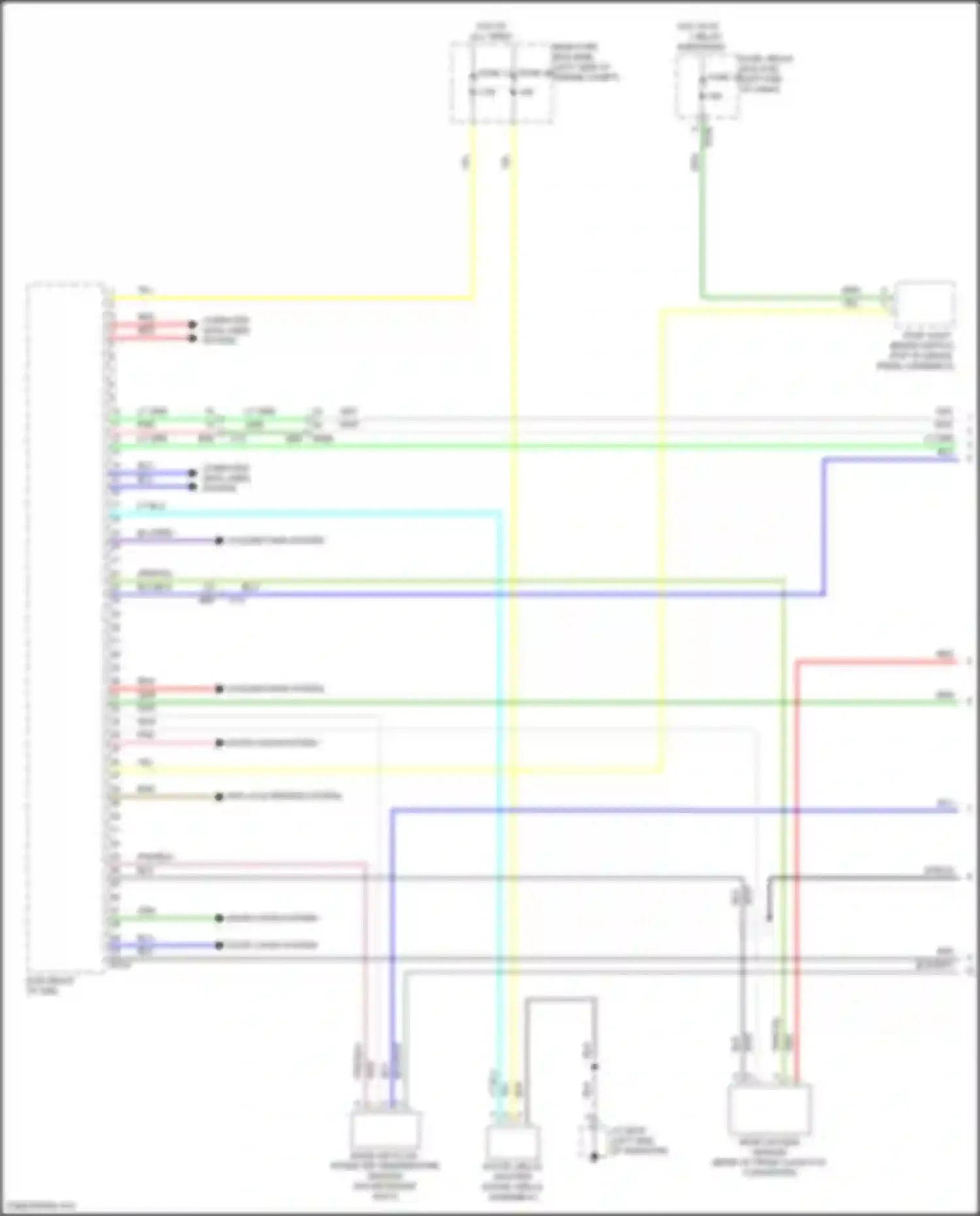 Crosstrek Subaru GU (2022-2024): Wiring diagram engine performance 2.0l hybrid, engine controls circuit (1 of 7)