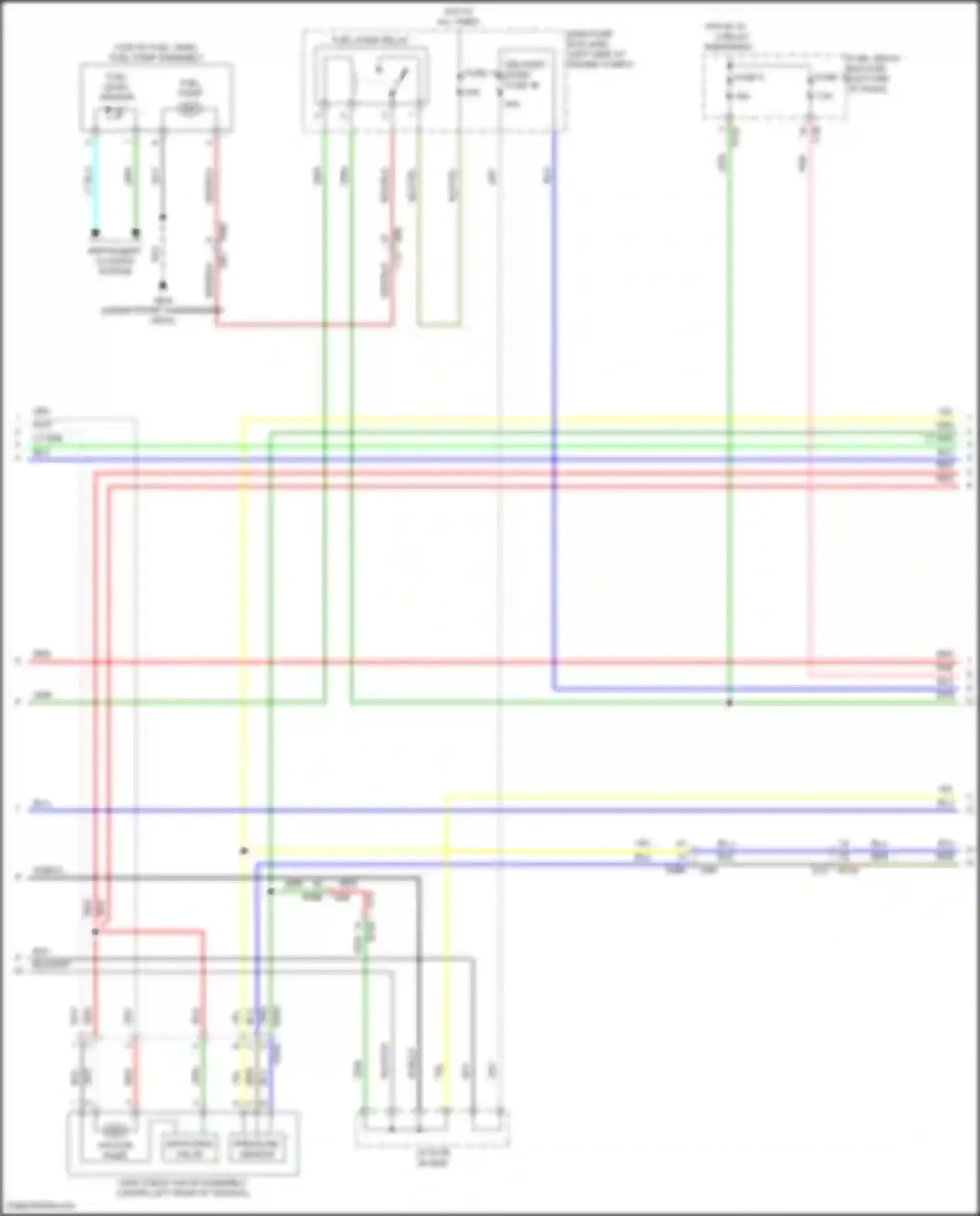 Crosstrek Subaru GU (2022-2024): Wiring diagram engine performance 2.0l hybrid, engine controls circuit (2 of 7)