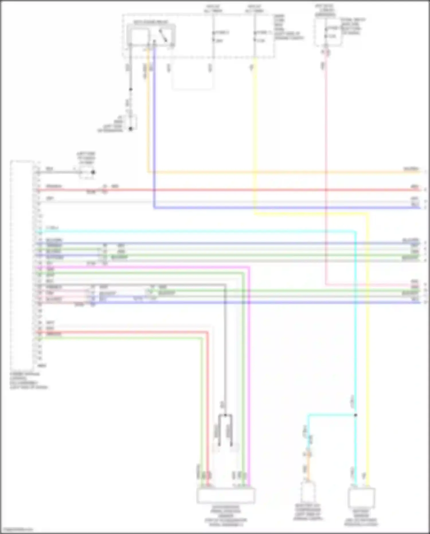Crosstrek Subaru GU (2022-2024): Wiring diagram engine performance 2.0l hybrid, hybrid control circuit (1 of 13)