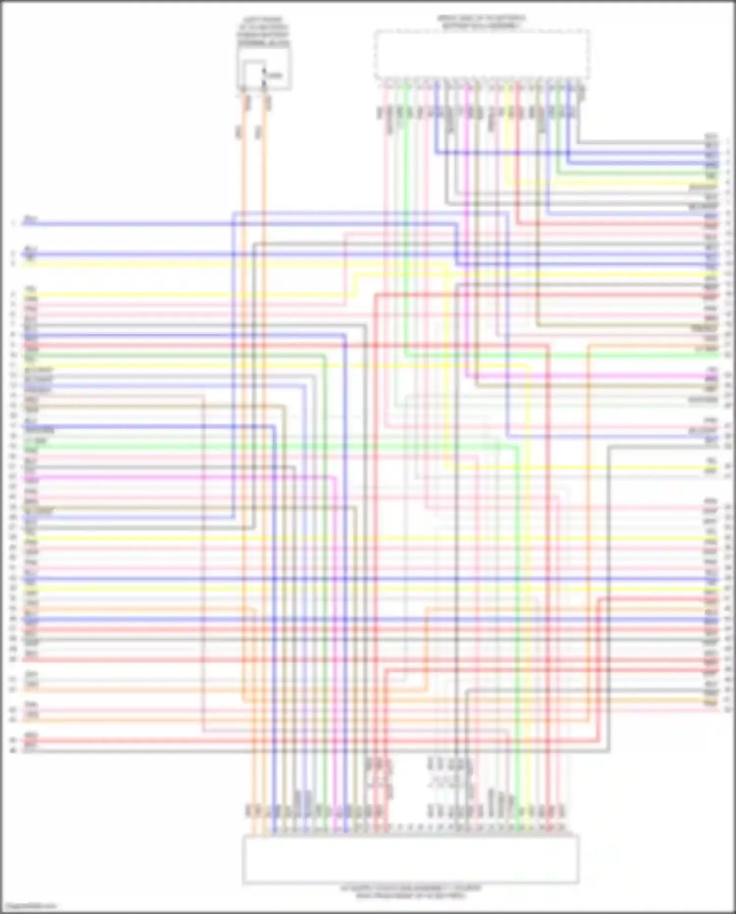Crosstrek Subaru GU (2022-2024): Wiring diagram engine performance 2.0l hybrid, hybrid control circuit (10 of 13)