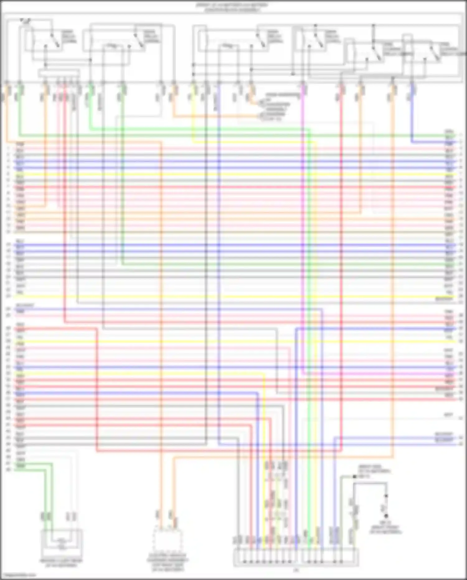 Crosstrek Subaru GU (2022-2024): Wiring diagram engine performance 2.0l hybrid, hybrid control circuit (12 of 13)