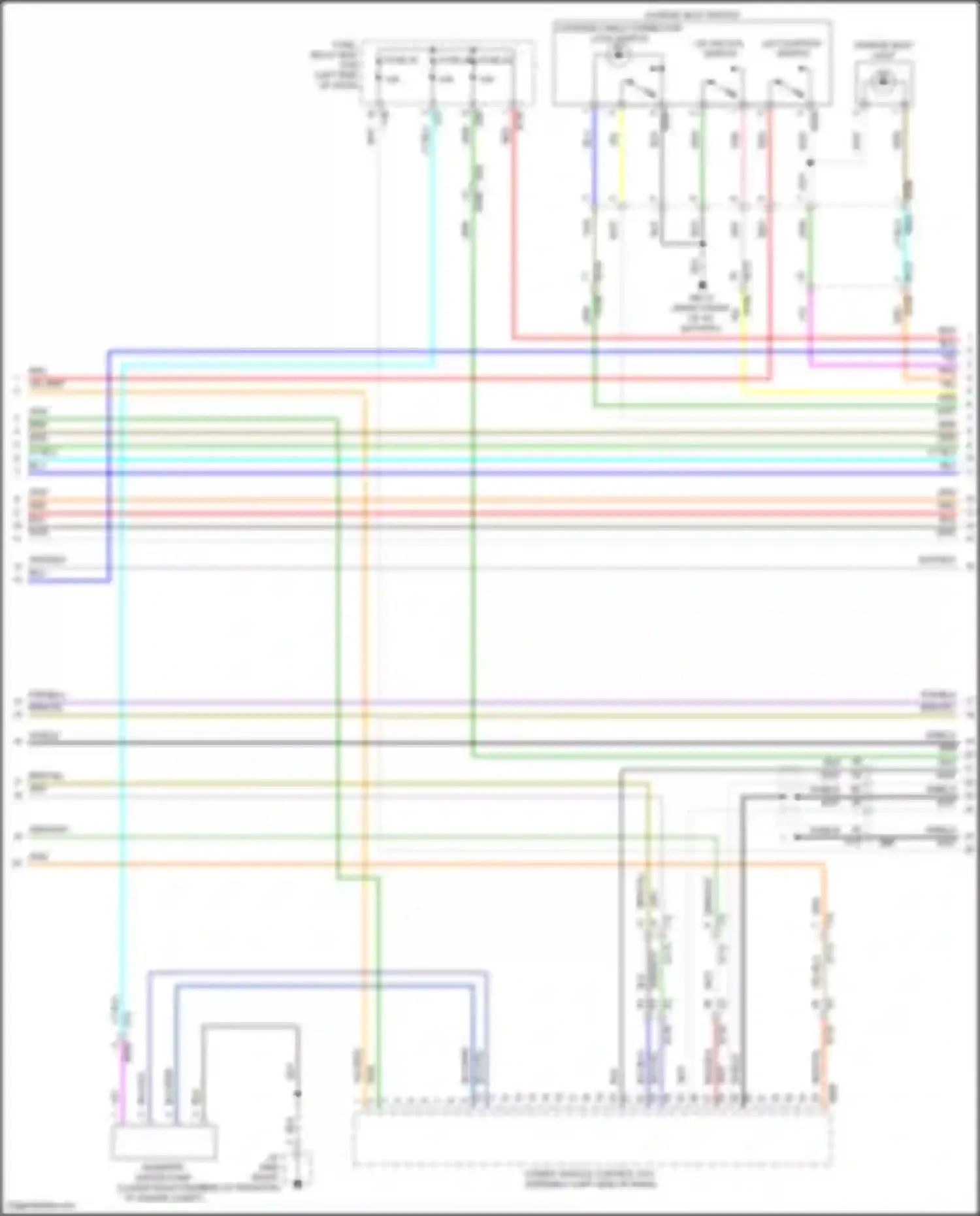 Crosstrek Subaru GU (2022-2024): Wiring diagram engine performance 2.0l hybrid, hybrid control circuit (4 of 13)