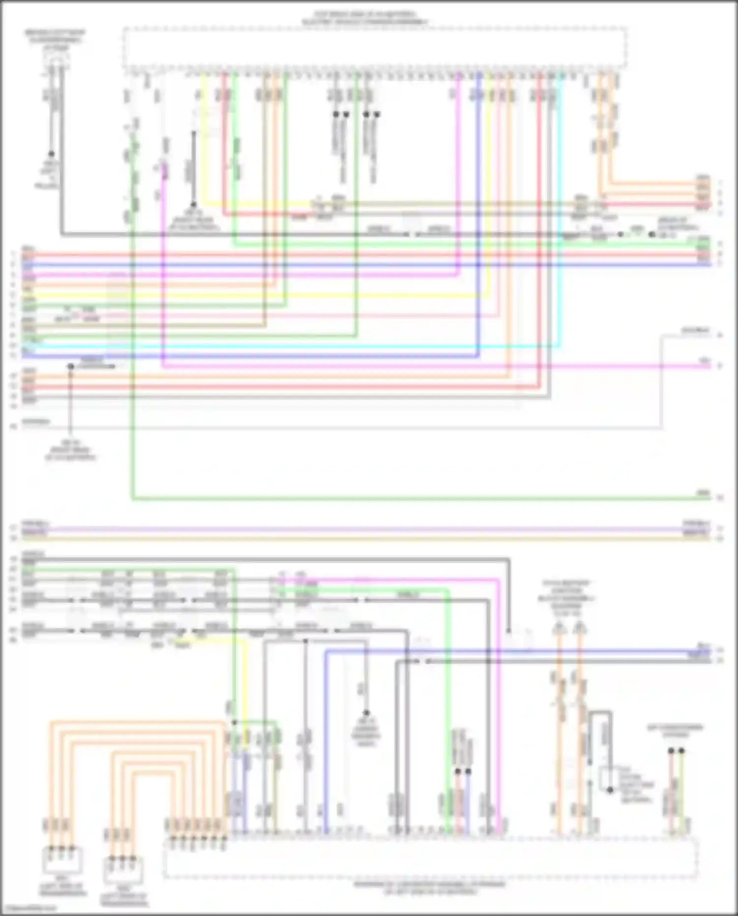 Crosstrek Subaru GU (2022-2024): Wiring diagram engine performance 2.0l hybrid, hybrid control circuit (5 of 13)