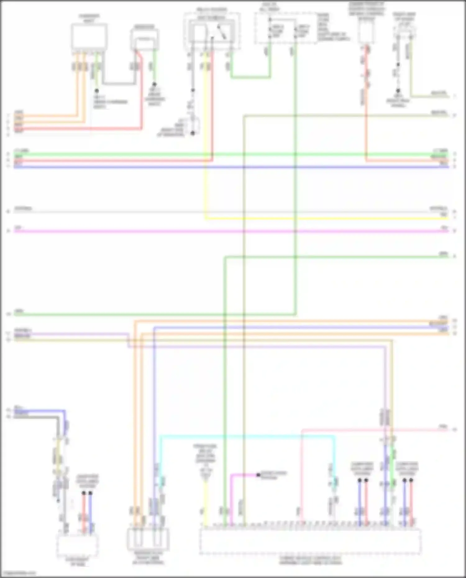 Crosstrek Subaru GU (2022-2024): Wiring diagram engine performance 2.0l hybrid, hybrid control circuit (6 of 13)