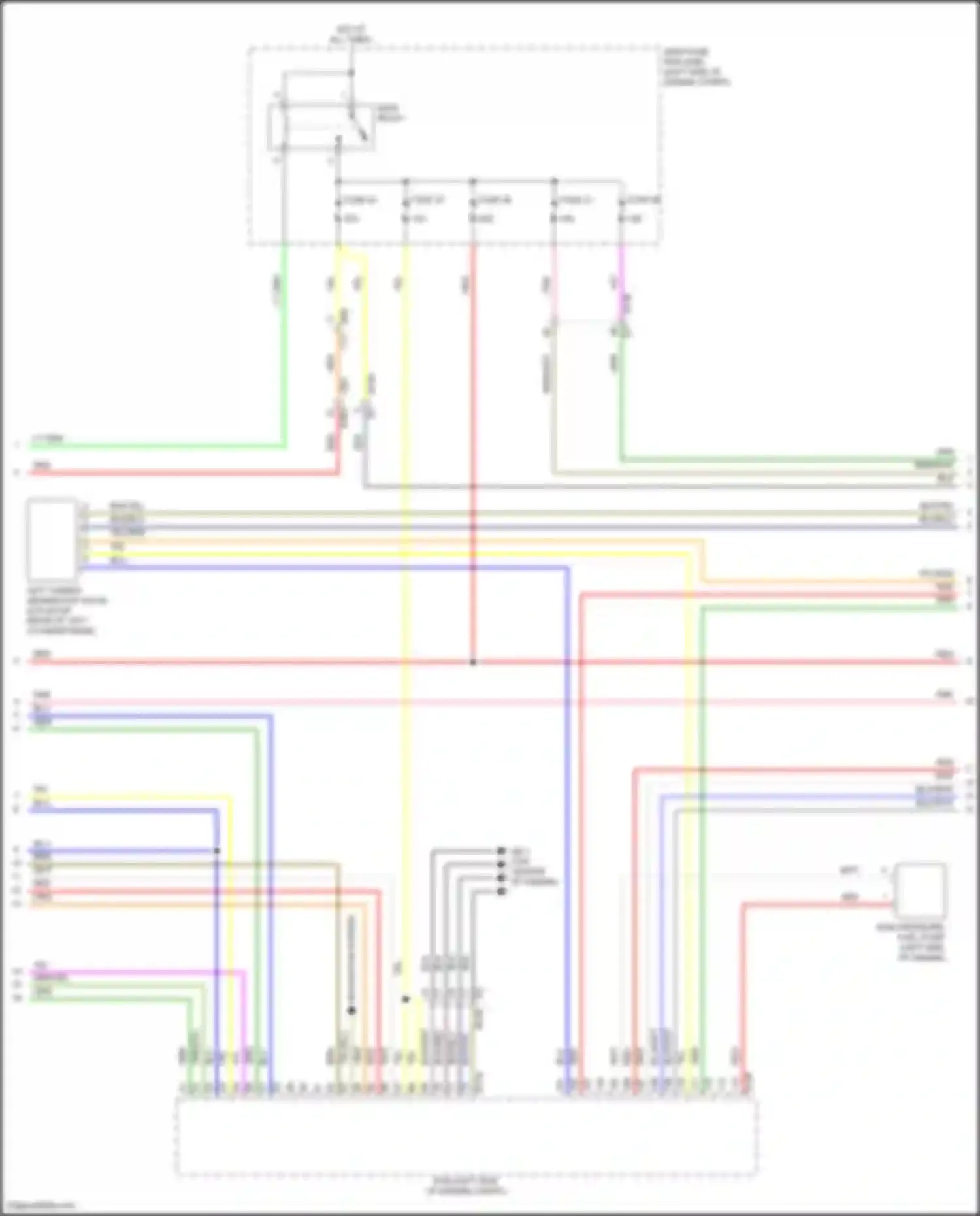 Crosstrek Subaru GU (2022-2024): Wiring diagram engine performance 2.0l (3 of 7)