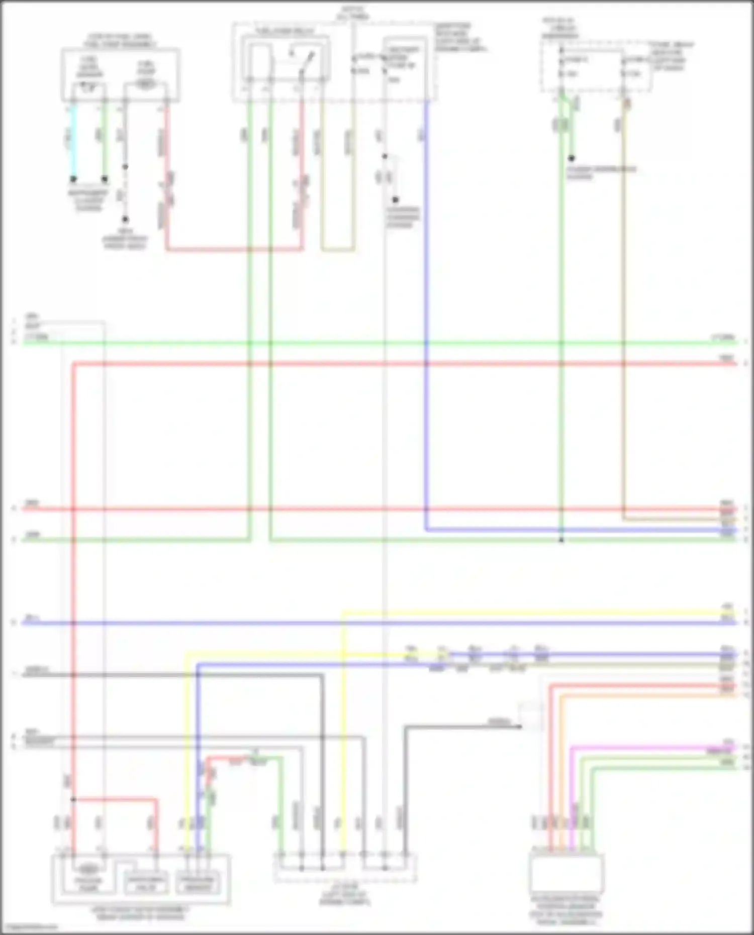Crosstrek Subaru GU (2022-2024): Wiring diagram engine performance 2.5l (2 of 7)