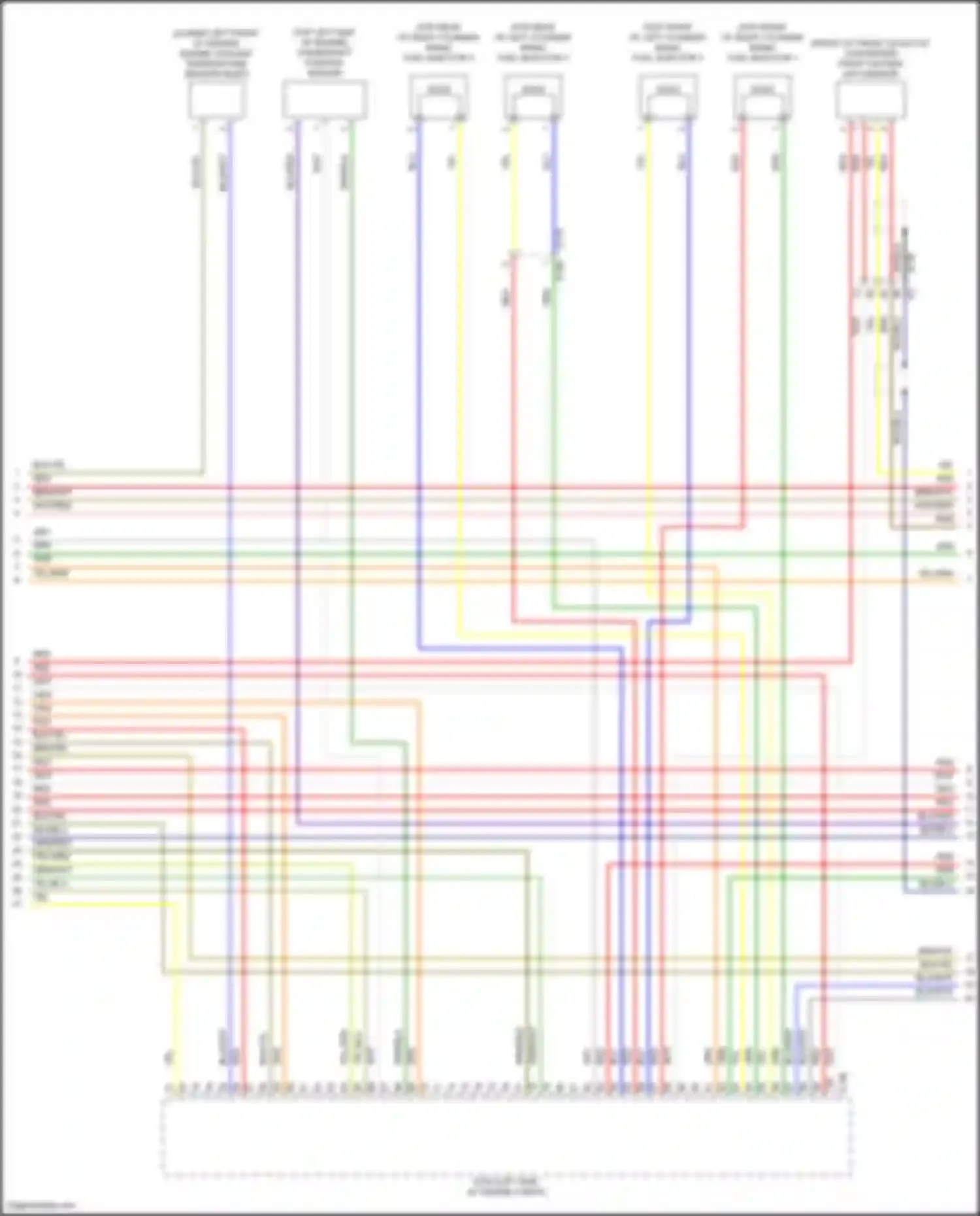 Crosstrek Subaru GU (2022-2024): Wiring diagram engine performance 2.5l (6 of 7)