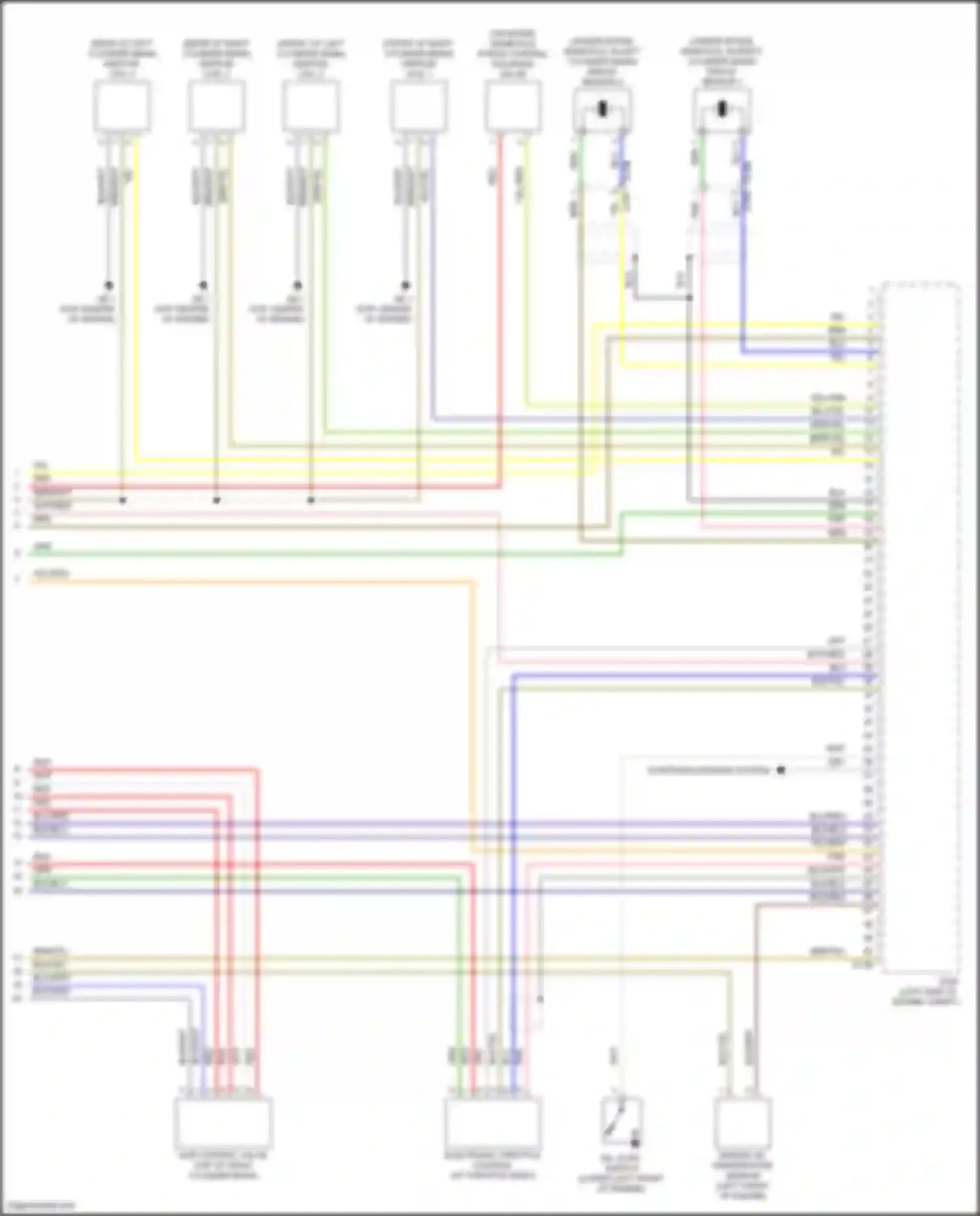 Crosstrek Subaru GU (2022-2024): Wiring diagram engine performance 2.5l (7 of 7)