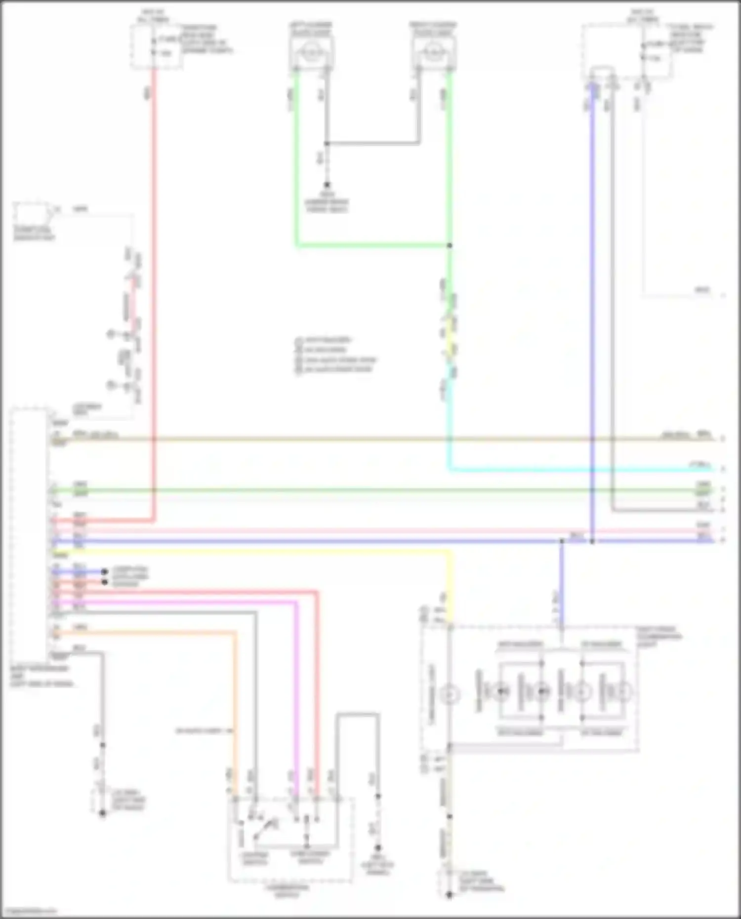 Crosstrek Subaru GU (2022-2024): Exterior lamps circuit, except hybrid (1 of 3)