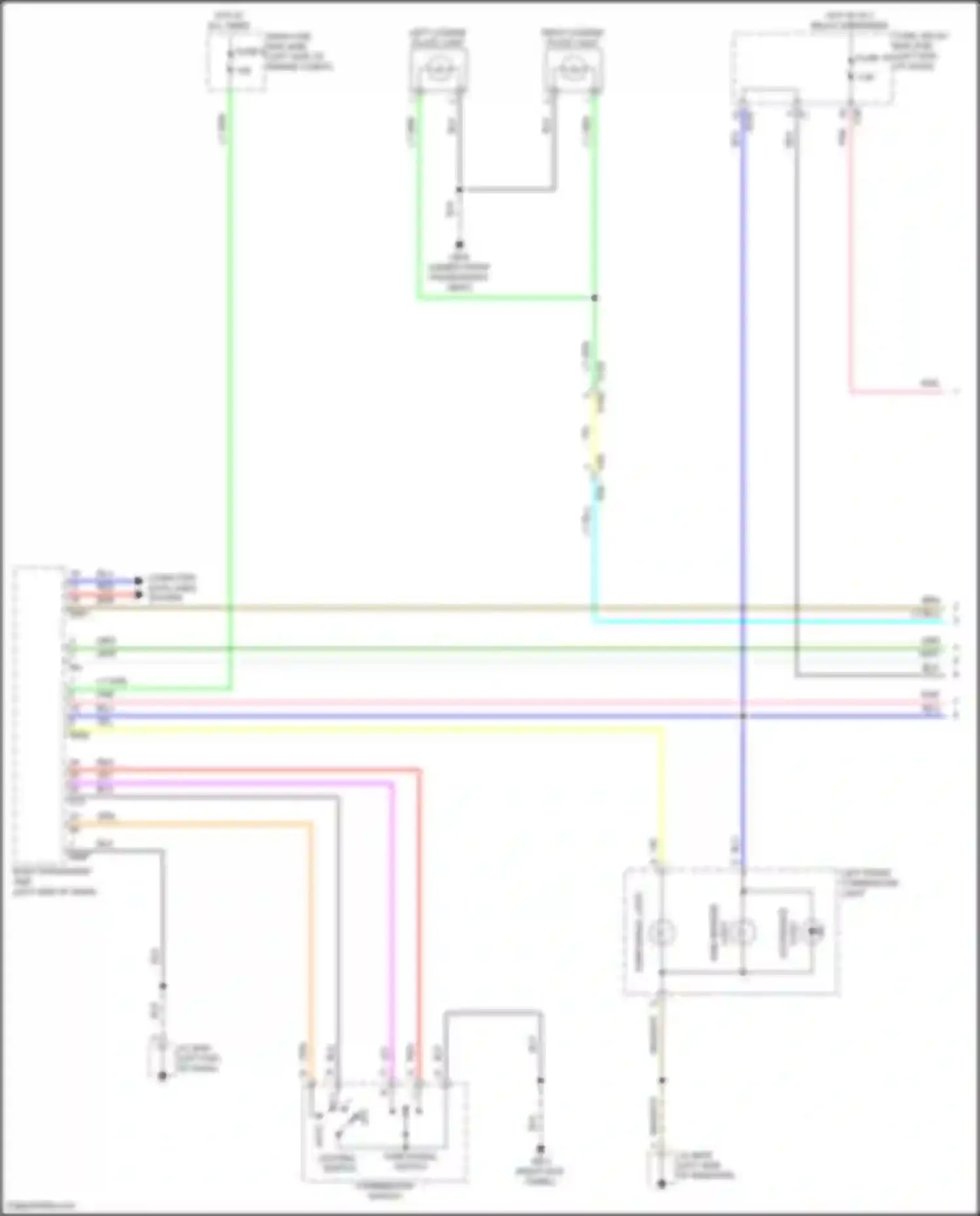 Crosstrek Subaru GU (2022-2024): Exterior lamps circuit, hybrid (1 of 3)