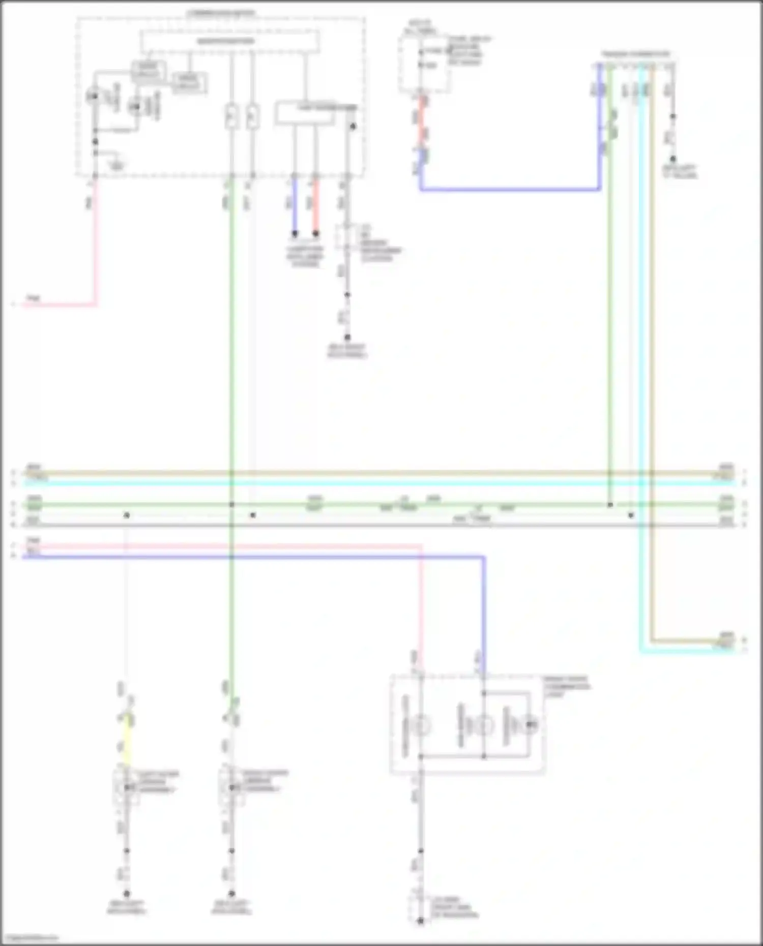 Crosstrek Subaru GU (2022-2024): Exterior lamps circuit, hybrid (2 of 3)