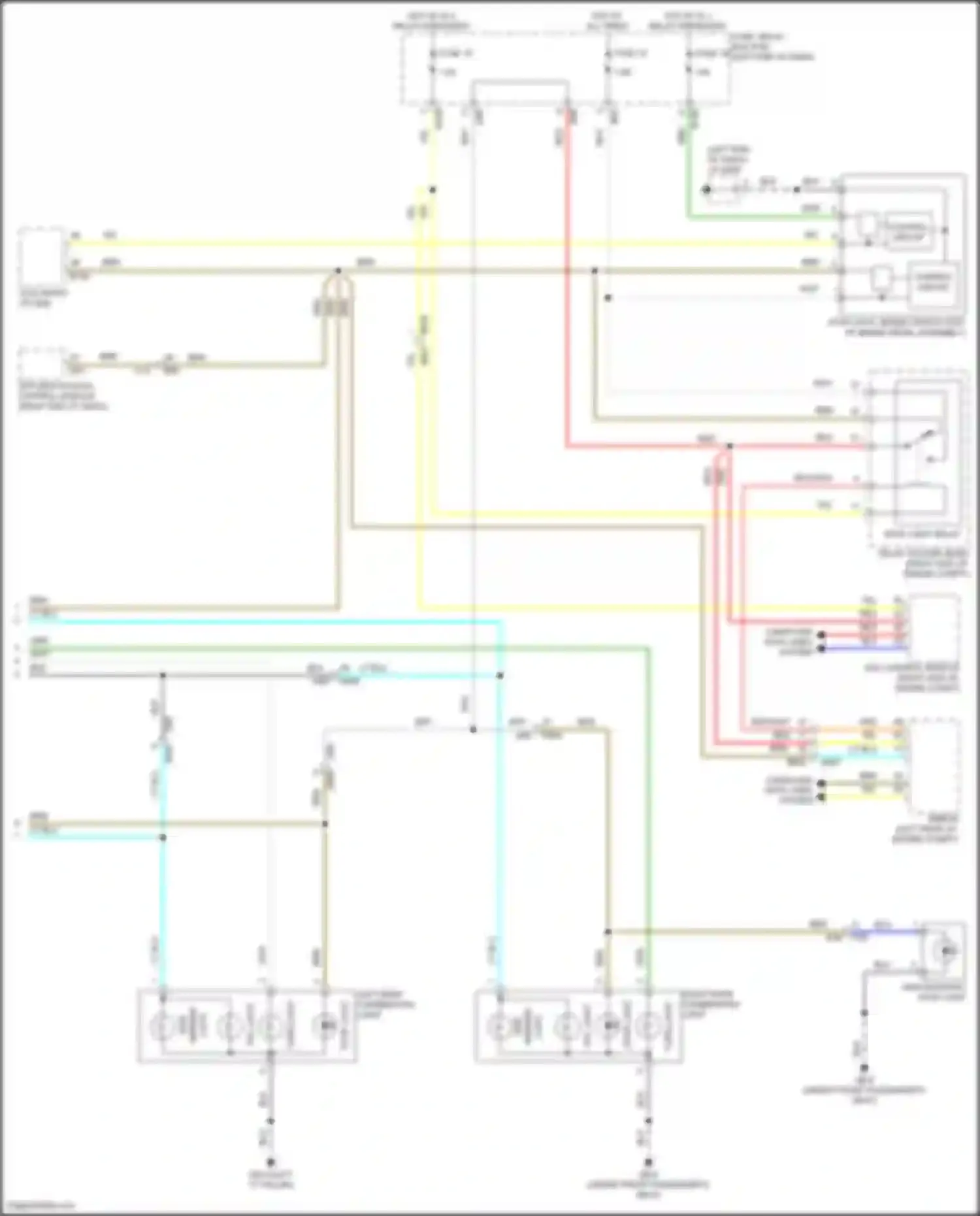 Crosstrek Subaru GU (2022-2024): Exterior lamps circuit, hybrid (3 of 3)