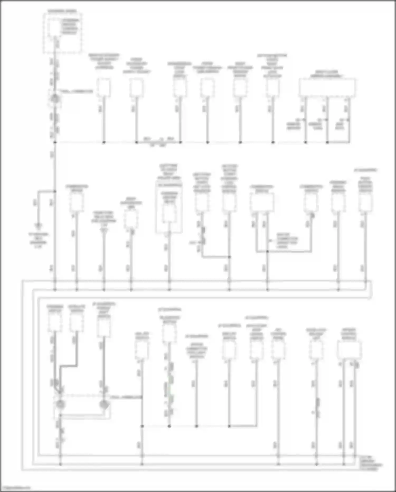 Crosstrek Subaru GU (2022-2024): Ground distribution circuit, except hybrid (3 of 5)