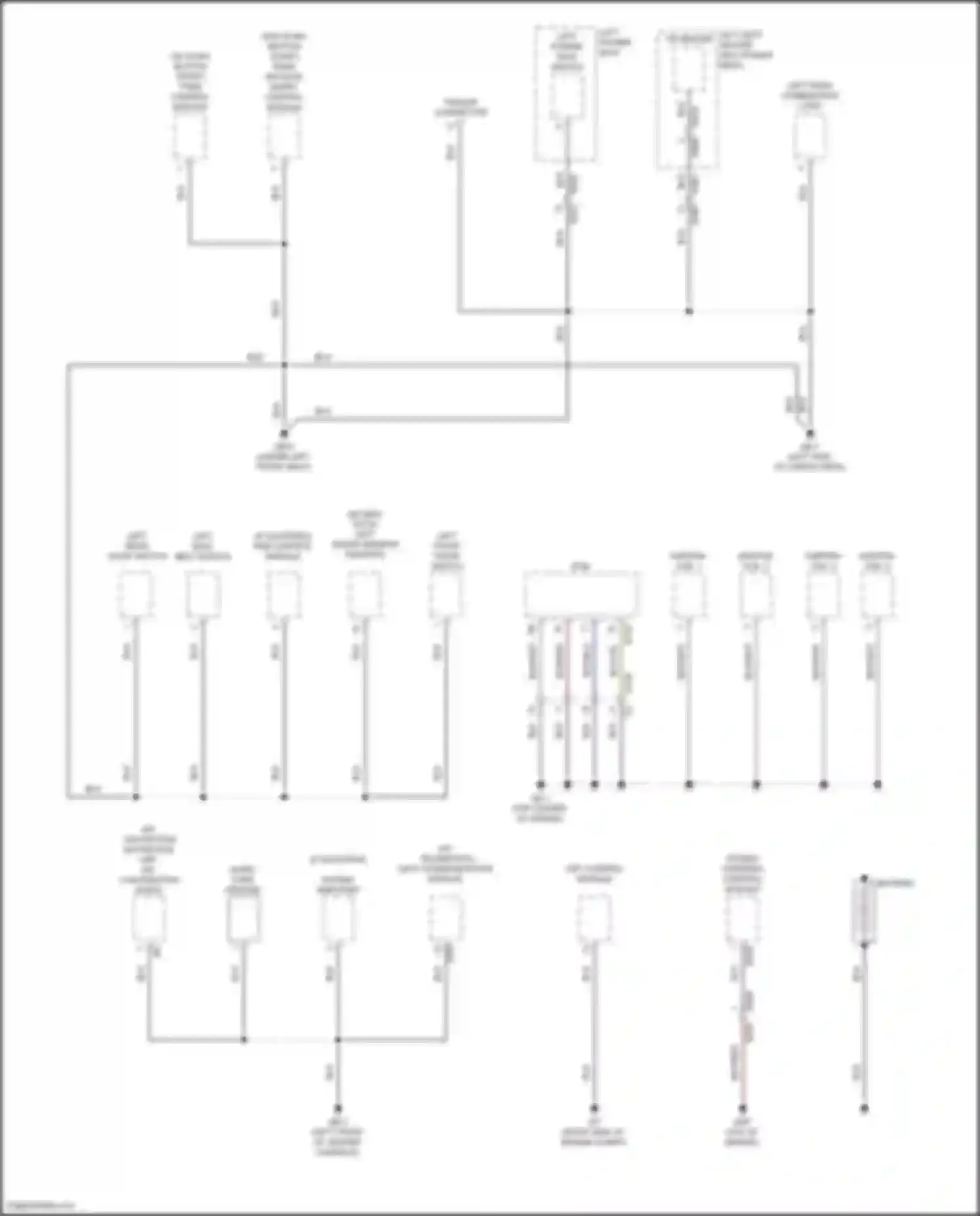 Crosstrek Subaru GU (2022-2024): Ground distribution circuit, except hybrid (5 of 5)