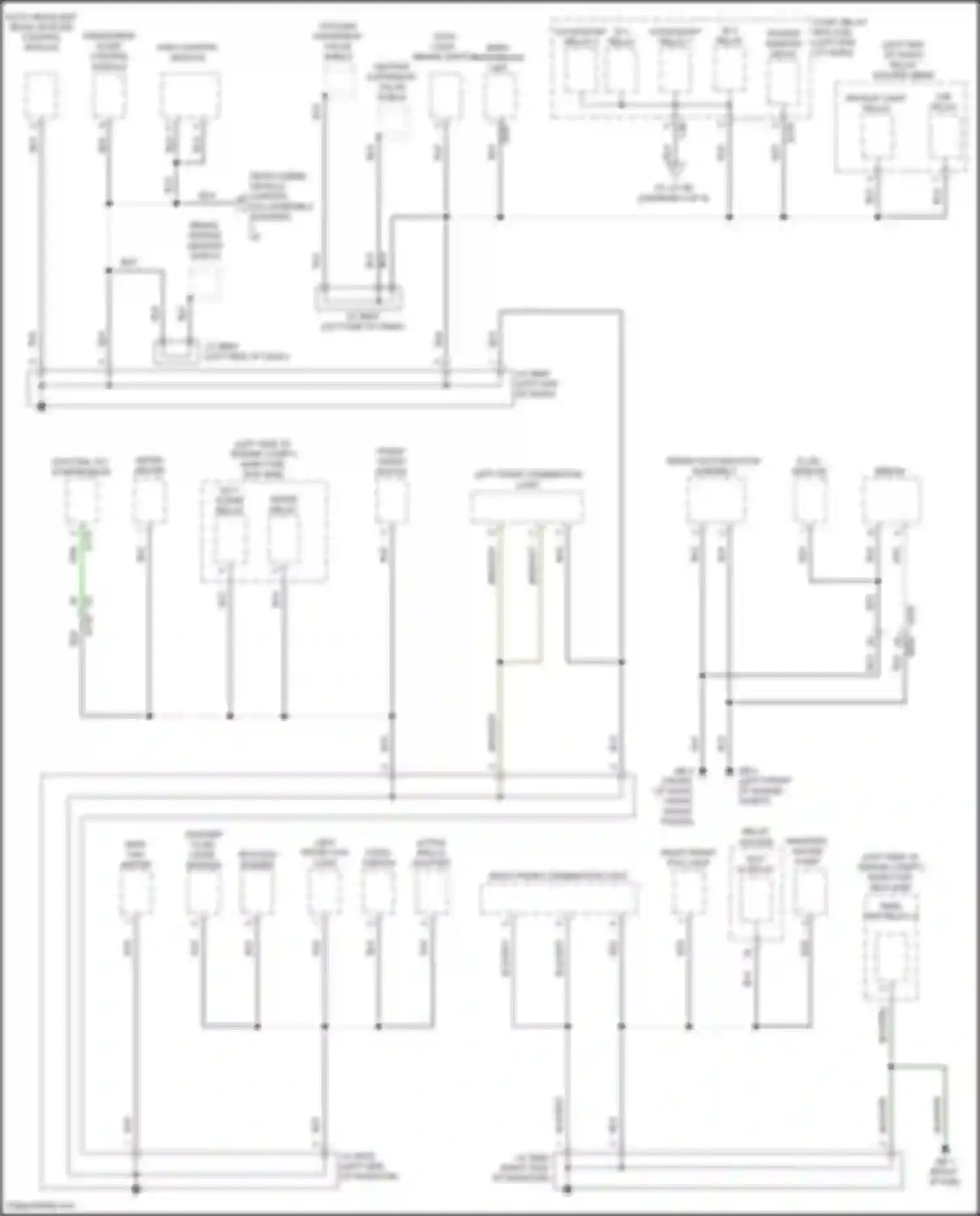 Crosstrek Subaru GU (2022-2024): Ground distribution circuit, hybrid (1 of 5)