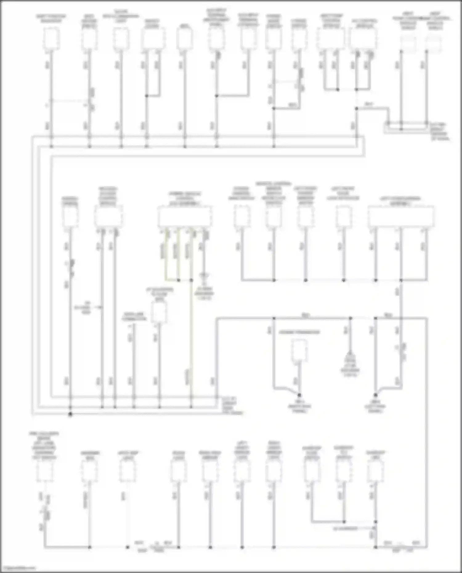 Crosstrek Subaru GU (2022-2024): Ground distribution circuit, hybrid (2 of 5)