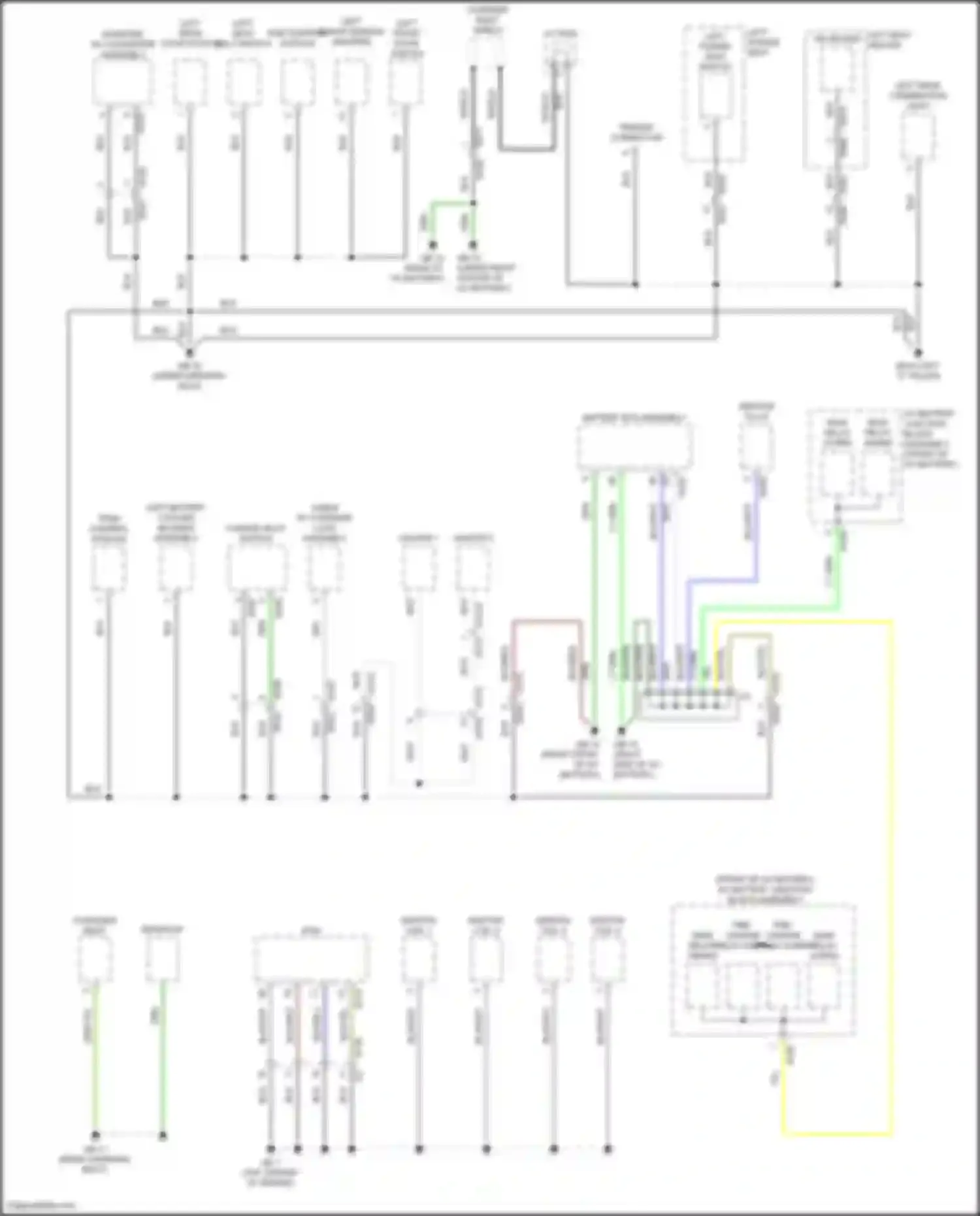 Crosstrek Subaru GU (2022-2024): Ground distribution circuit, hybrid (5 of 5)