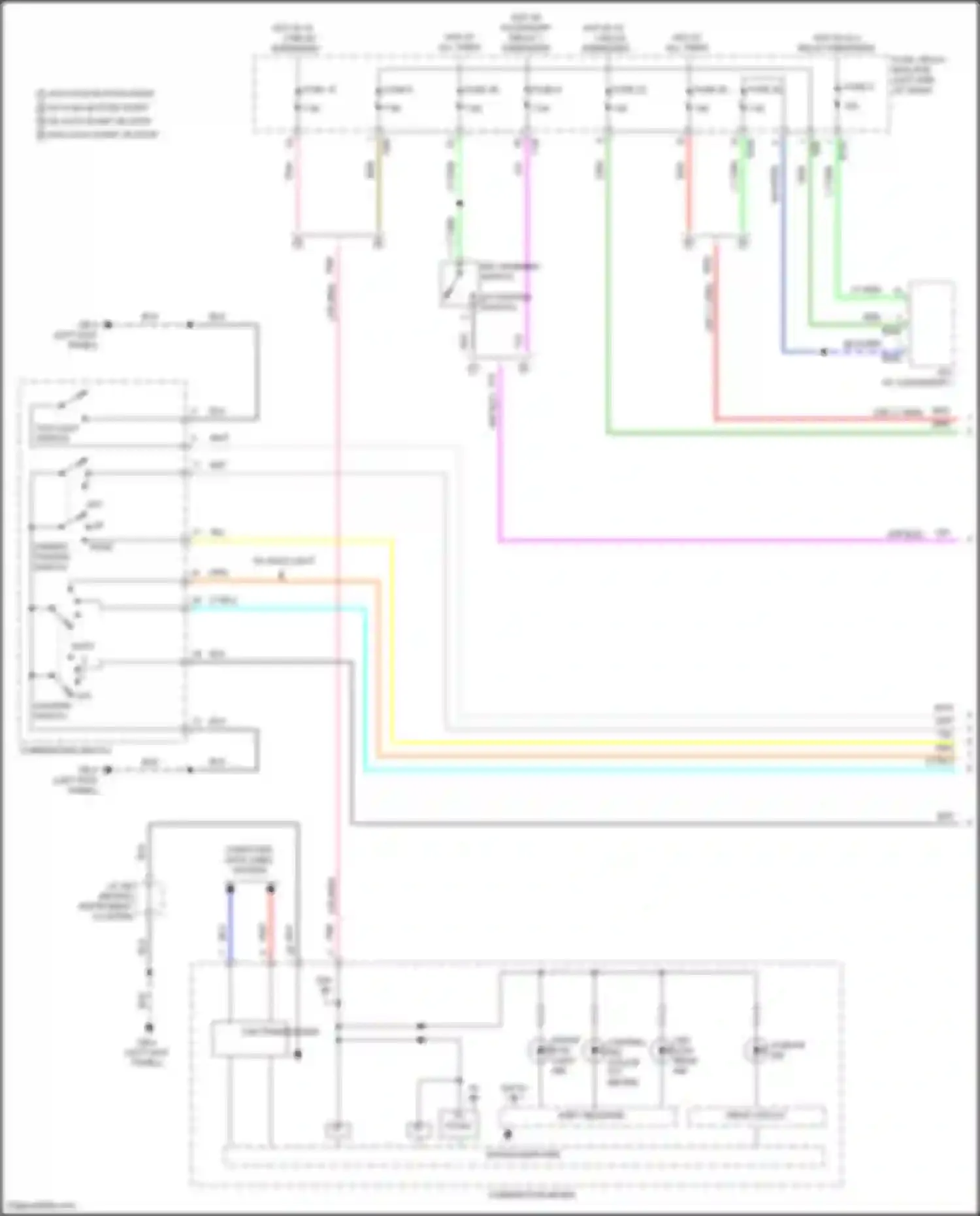 Crosstrek Subaru GU (2022-2024): Headlamps circuit, except hybrid (1 of 3)