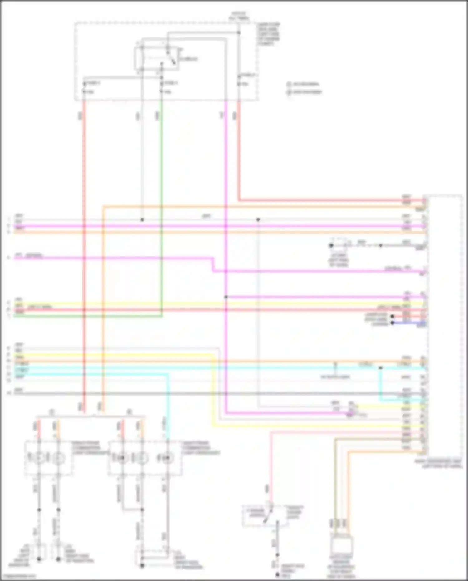 Crosstrek Subaru GU (2022-2024): Headlamps circuit, except hybrid (3 of 3)