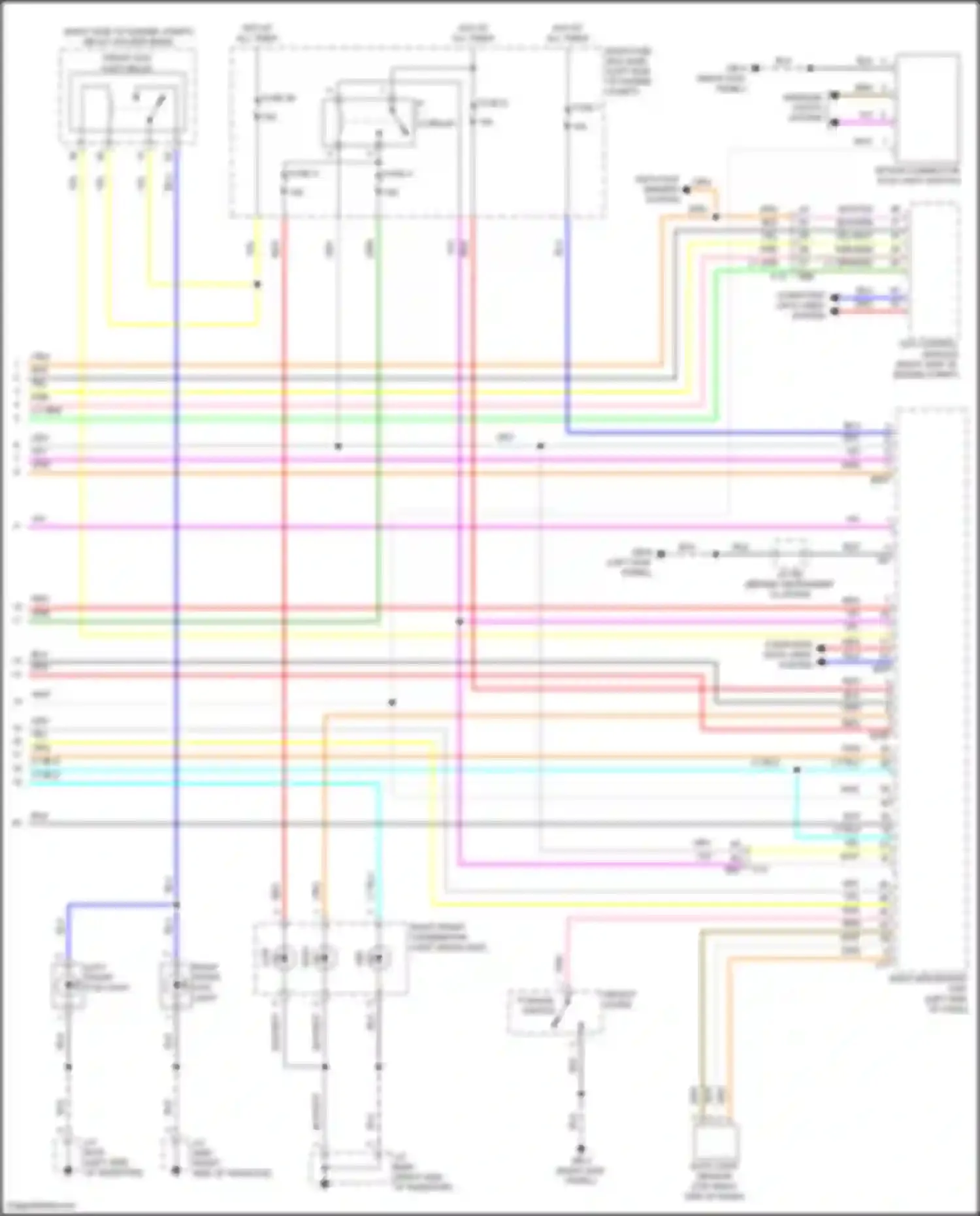 Crosstrek Subaru GU (2022-2024): Headlamps circuit, hybrid (2 of 2)
