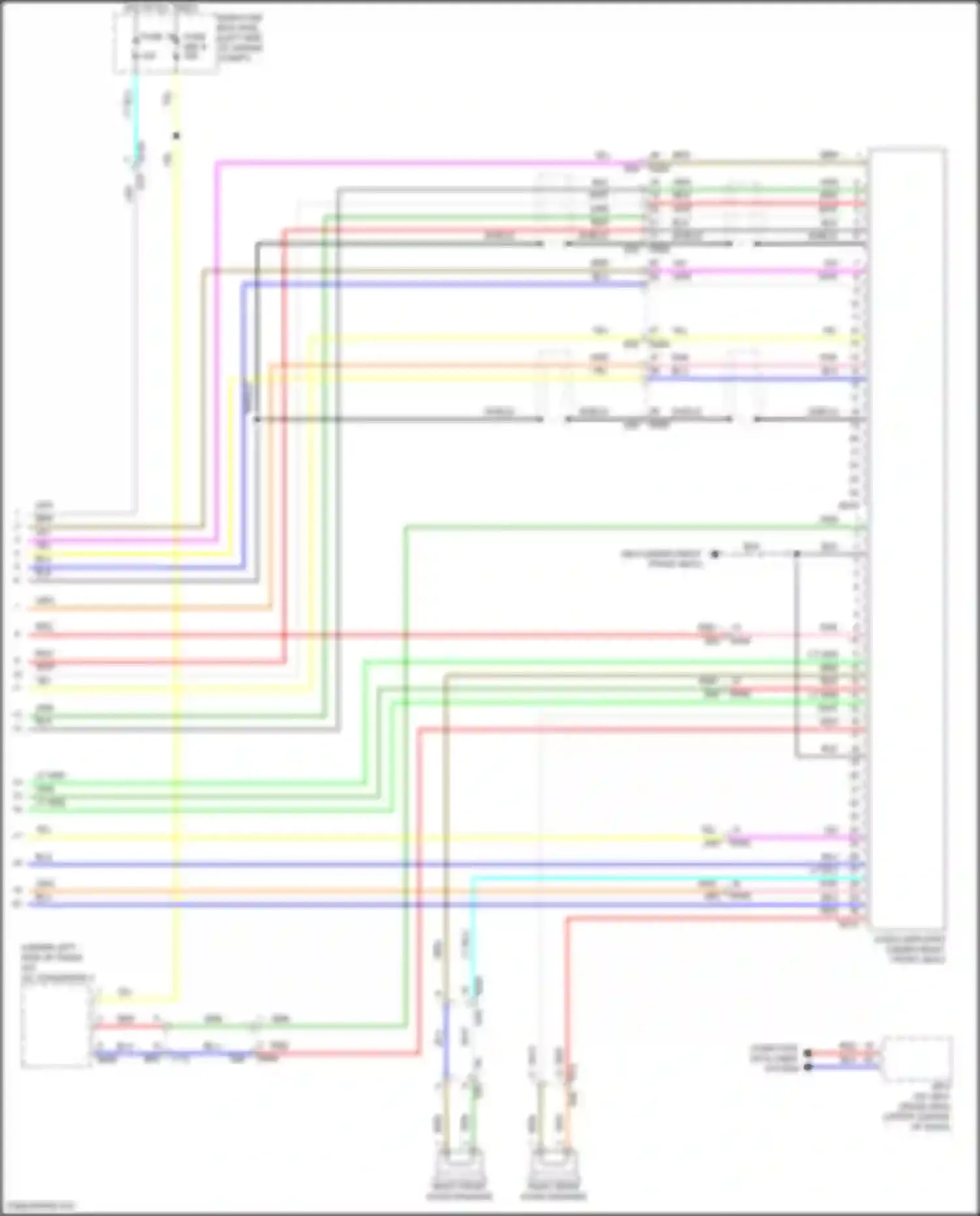 Crosstrek Subaru GU (2022-2024): Navigation circuit, except hybrid (4 of 4)